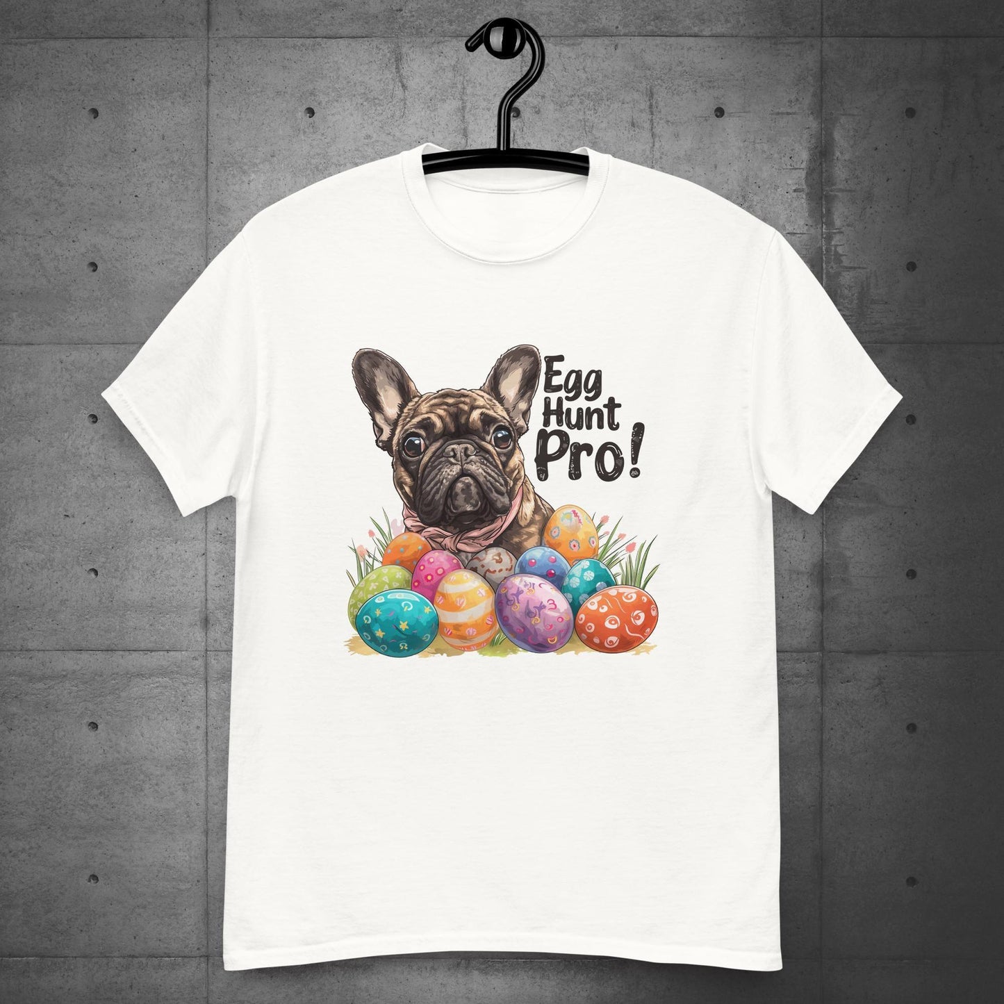 "Egg Hunt Pro!" French Bulldog - Unisex T-shirt - Frenchie Emporium