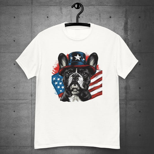 French Bulldog Patriot Unisex T-shirt - Frenchie Emporium