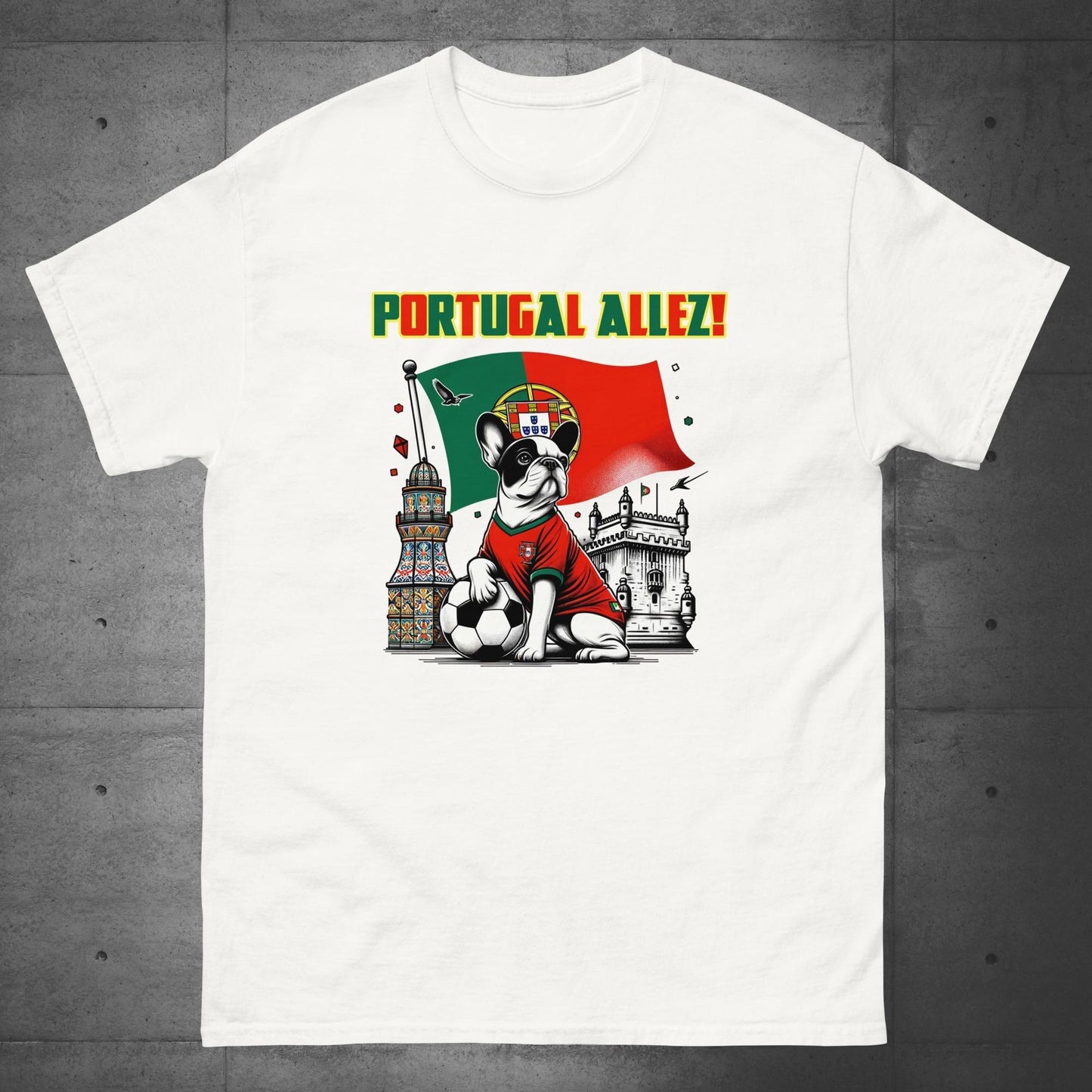 Frenchie Portugal Football Unisex T-Shirt - Frenchie Emporium