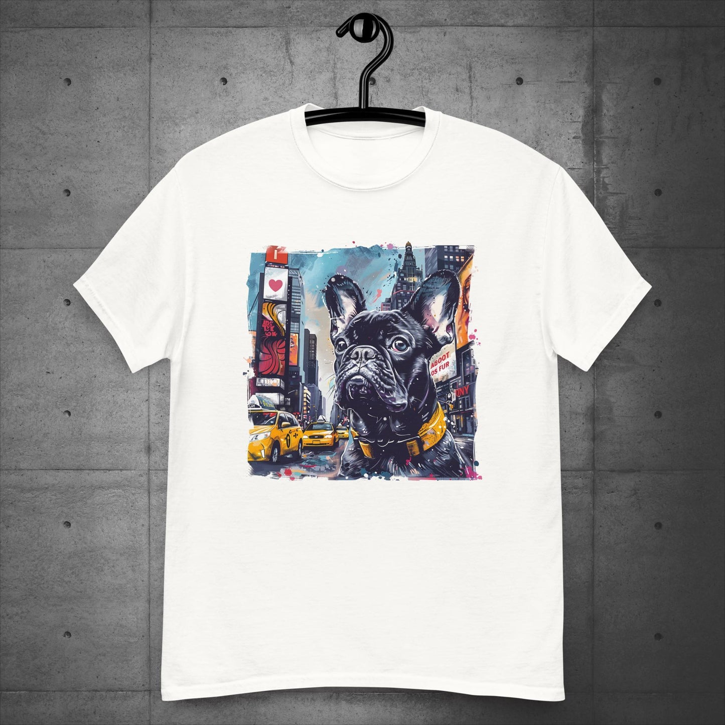 Dynamic Times Square Frenchie - Unisex T-shirt - Frenchie Emporium