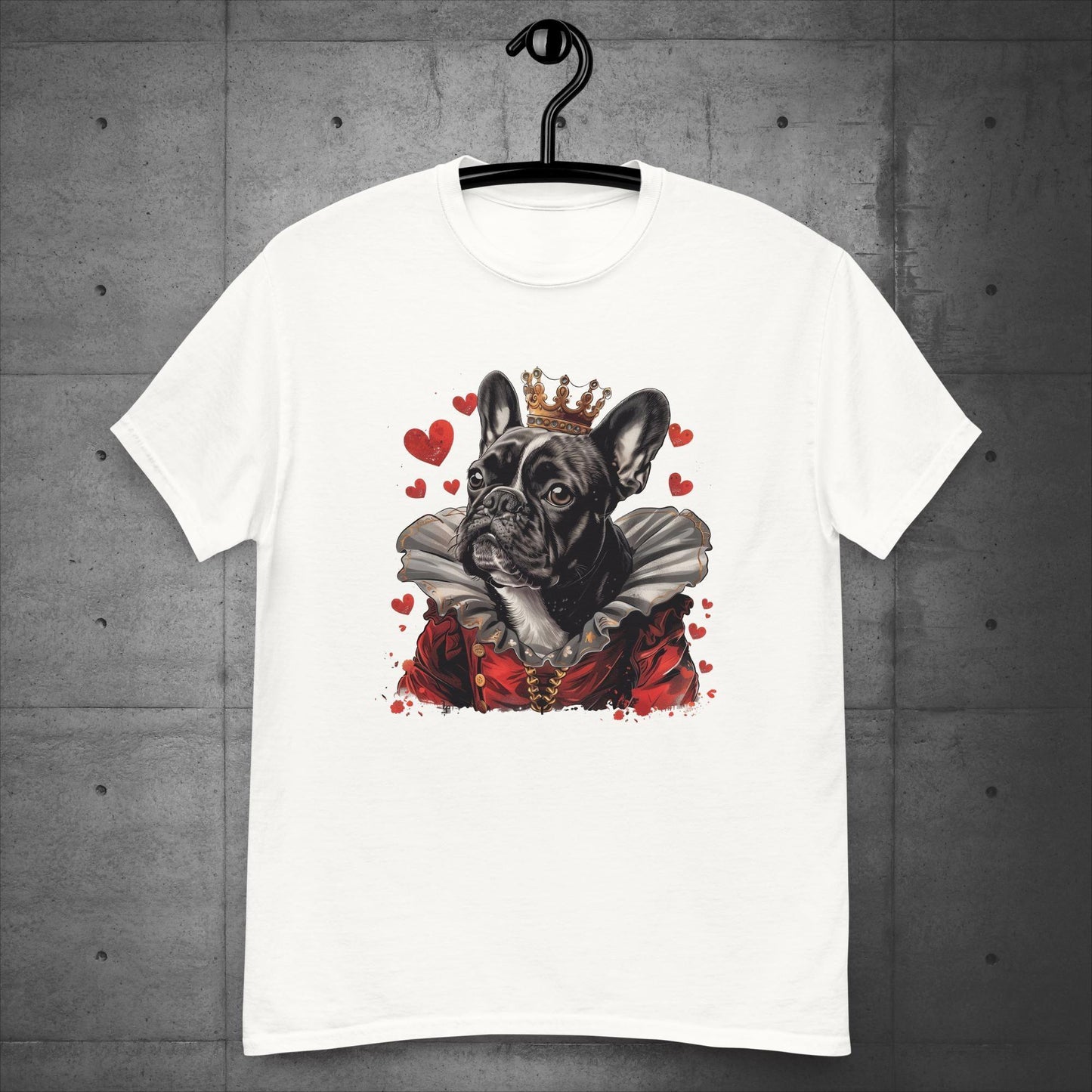 Alice in Wonderland Queen of Hearts Frenchie - Unisex T-Shirt - Frenchie Emporium