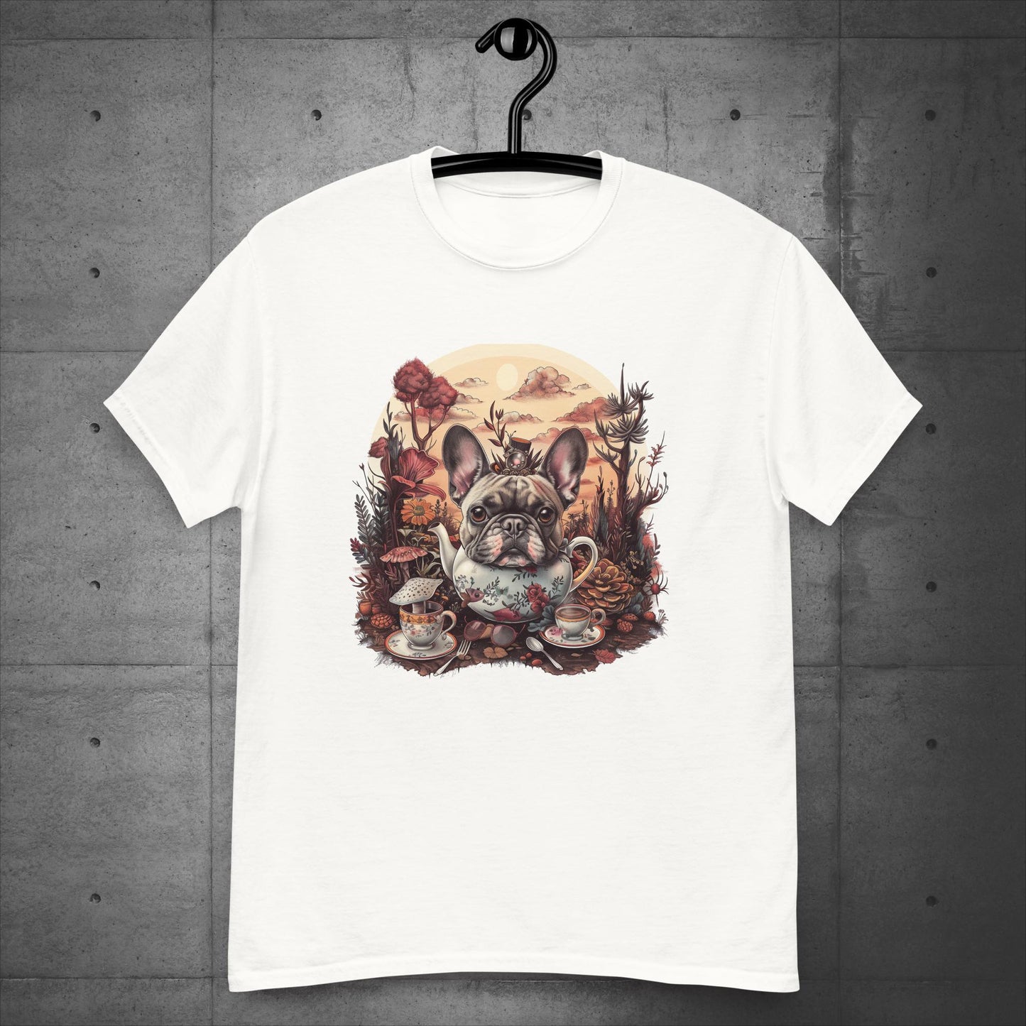Tea Party Frenchie - Unisex T-Shirt - Frenchie Emporium
