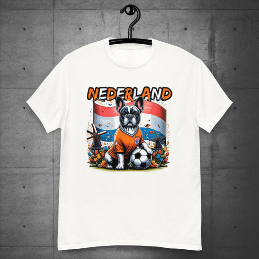 Frenchie Nederland Football Fan - Unisex T-Shirt - Frenchie Emporium