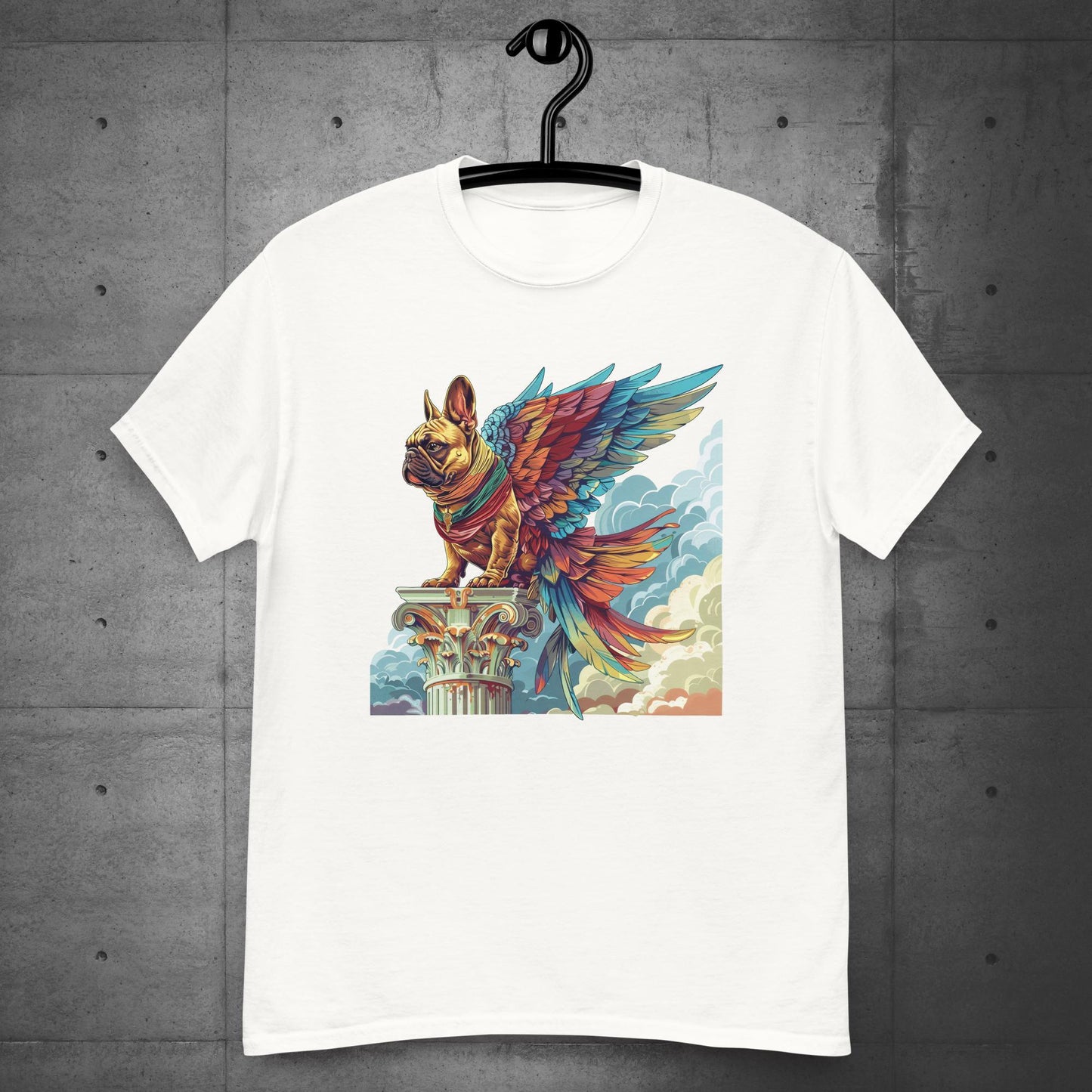 "Winged Guardian" Frenchie Unisex T-Shirt - Frenchie Emporium