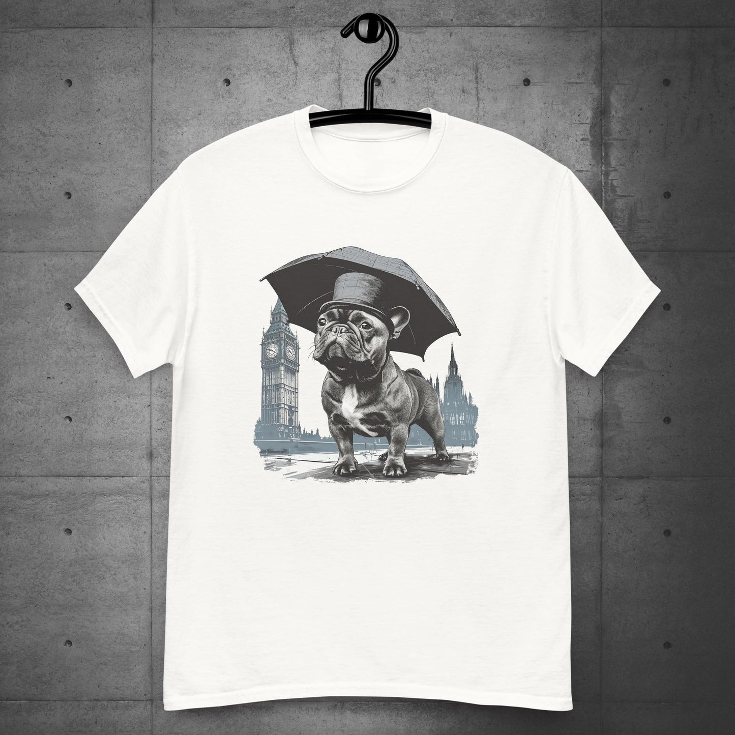 Paw-sitivly British Frenchie - Unisex T-Shirt - Frenchie Emporium