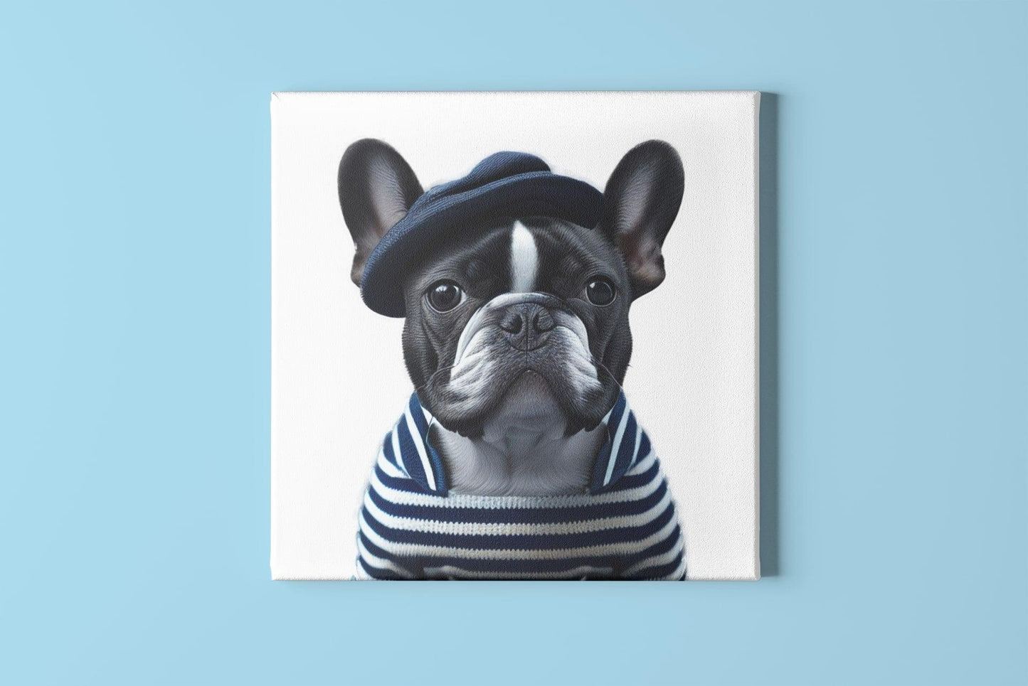Bonjour Bulldog Canvas - Frenchie Emporium