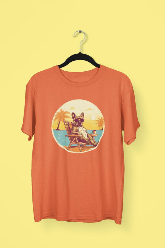French Bulldog "Enjoy the sun" - Unisex T-shirt - Frenchie Emporium