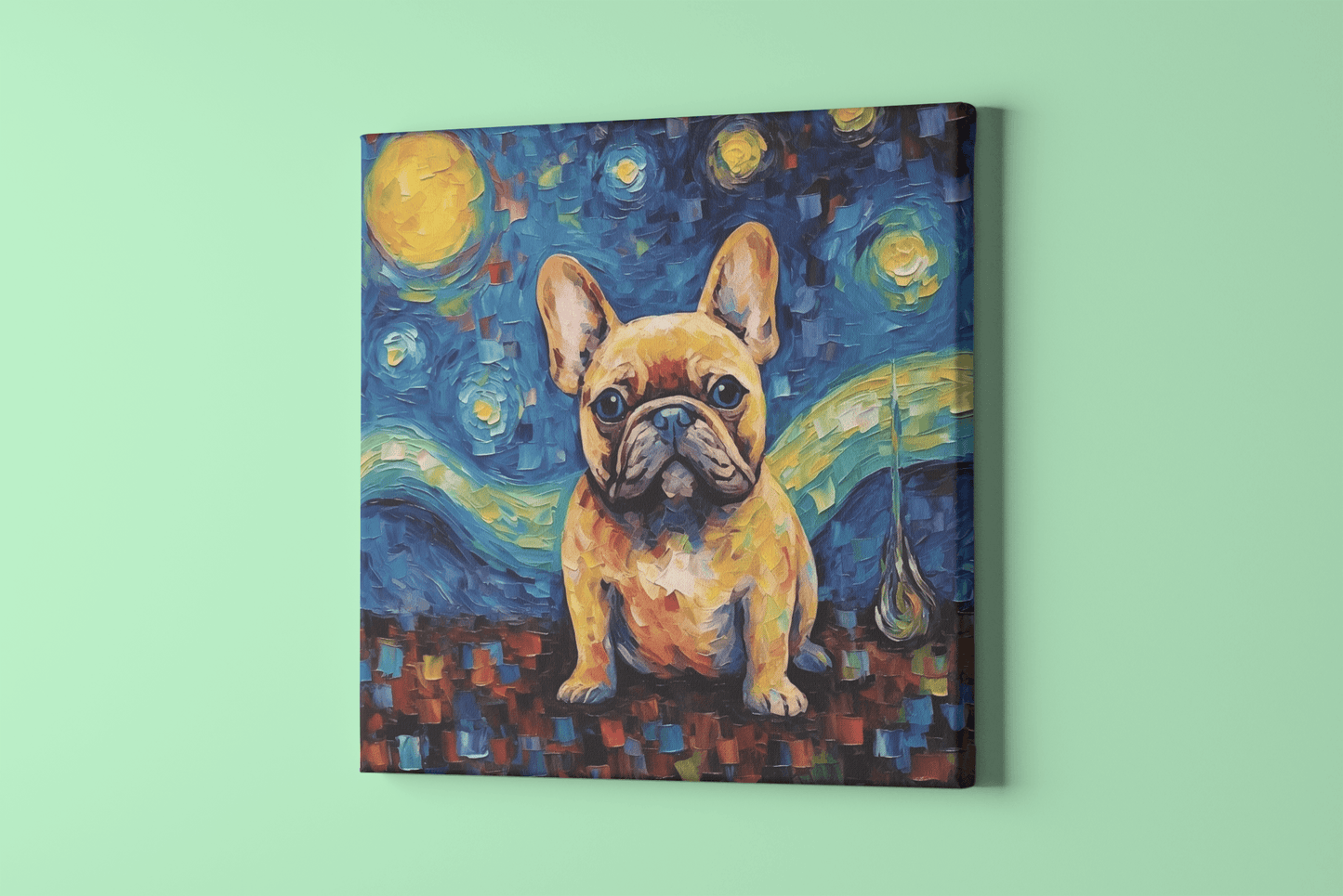 Frenchie Twilight Reverie - Canvas - Frenchie Emporium