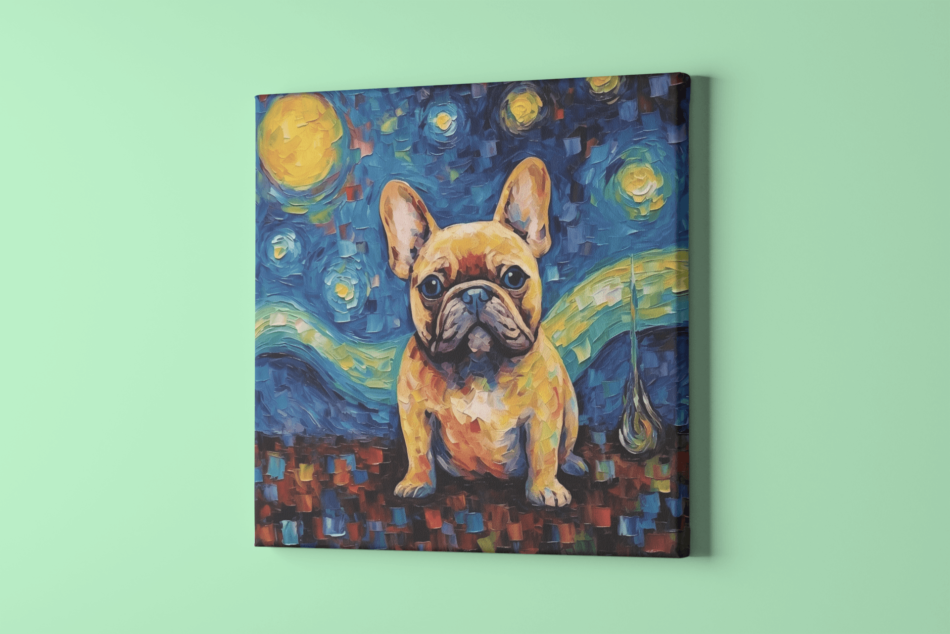 Frenchie Twilight Reverie - Canvas - Frenchie Emporium
