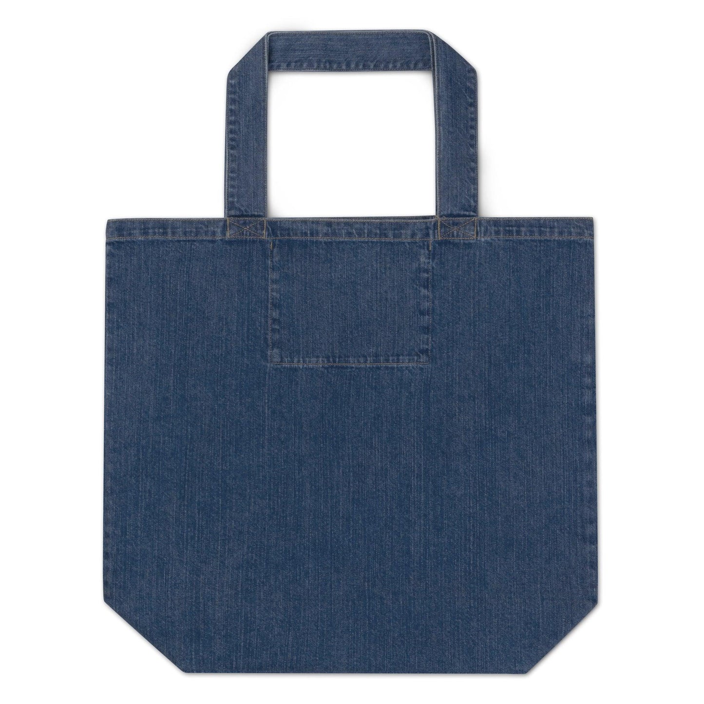Tennis Ball Frenchie - Organic Denim Tote Bag - Frenchie Emporium