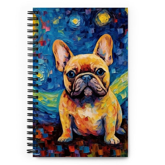 Frenchie Star Night - Art Inspired Notepad - Frenchie Emporium