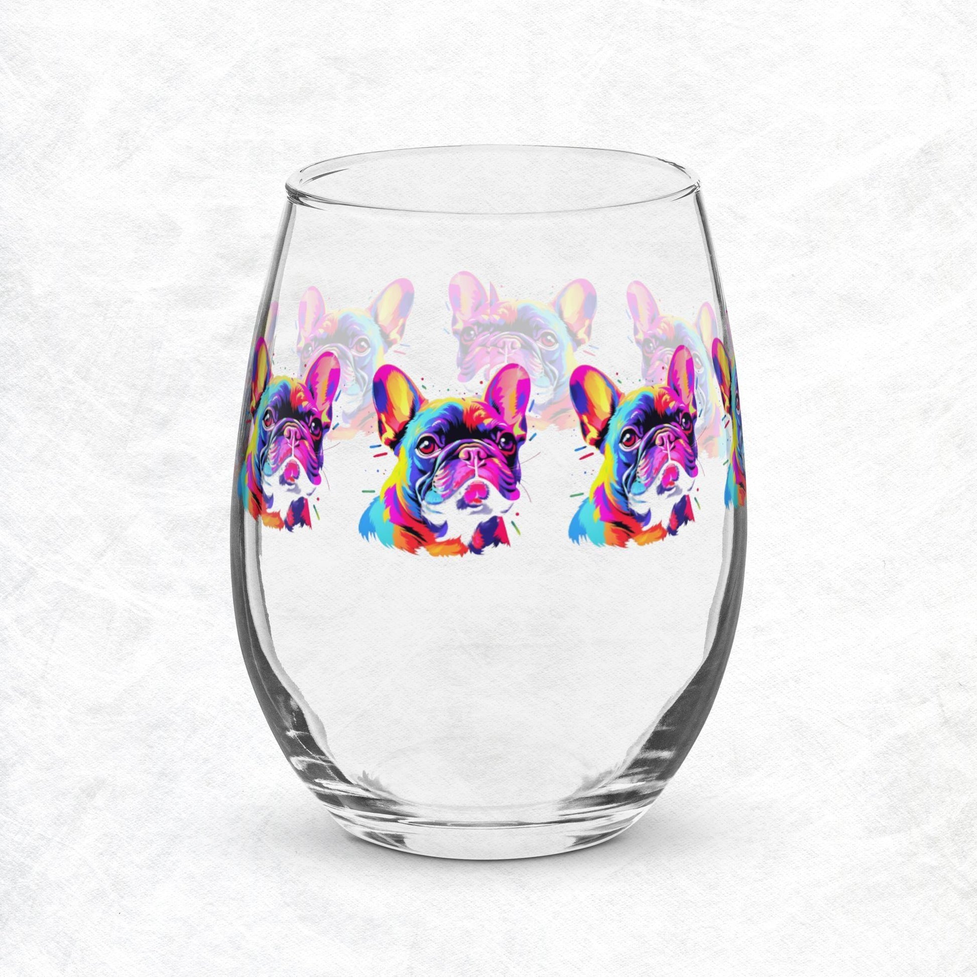 Stemless wine glass Frenchie - Frenchie Emporium