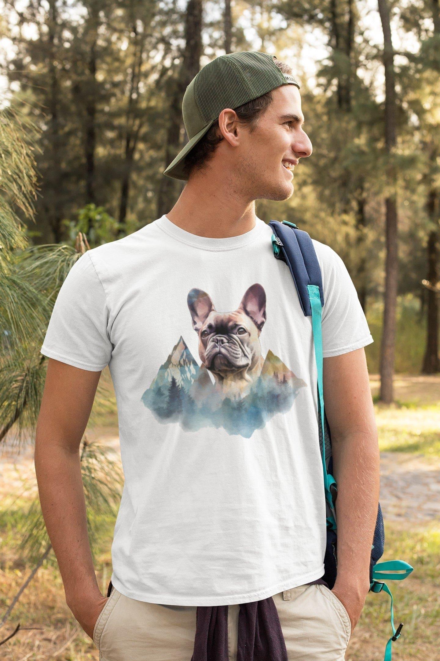 Peaks and Paws French Bulldog - Unisex T-Shirt - Frenchie Emporium