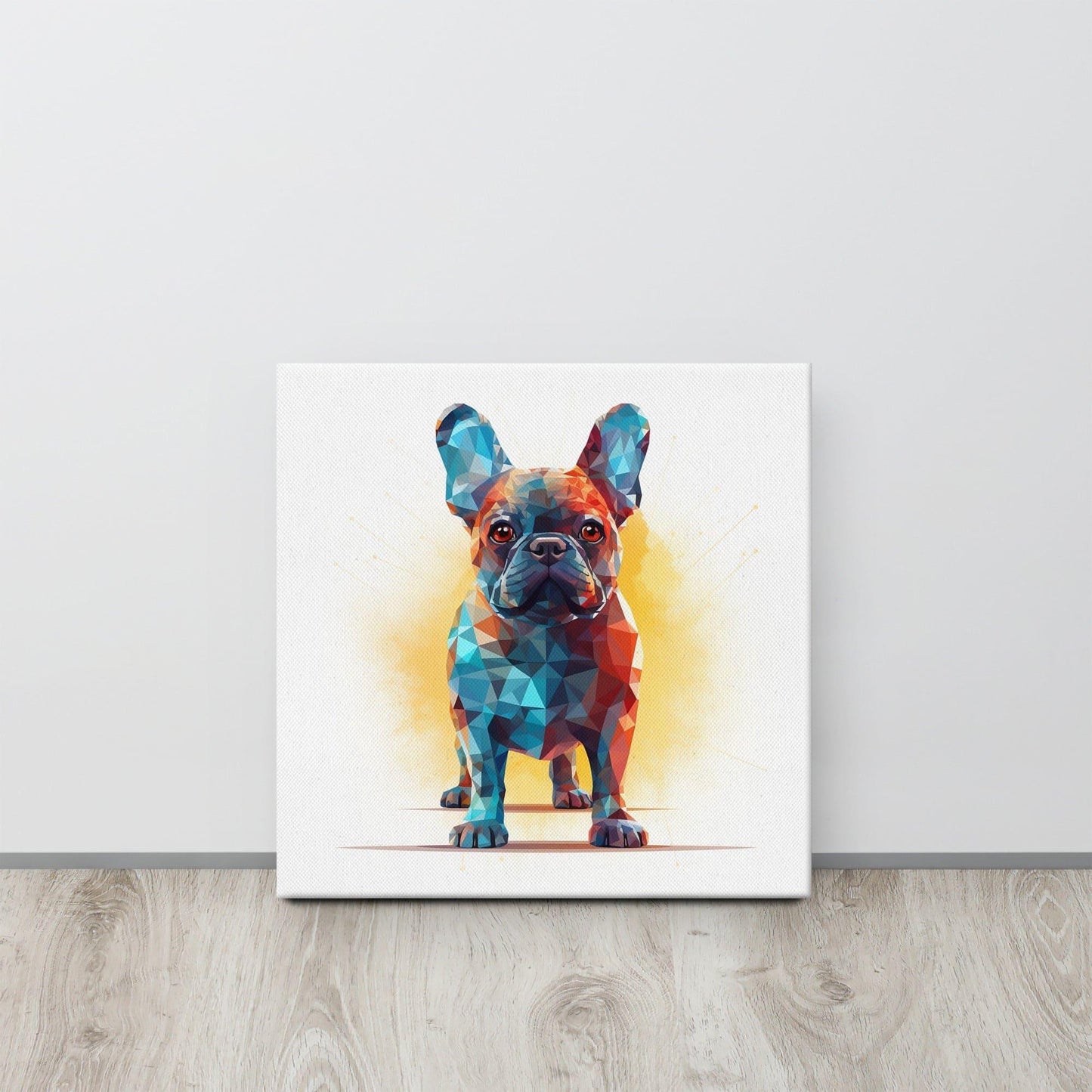 Abstract French Bulldog Canvas - Frenchie Emporium