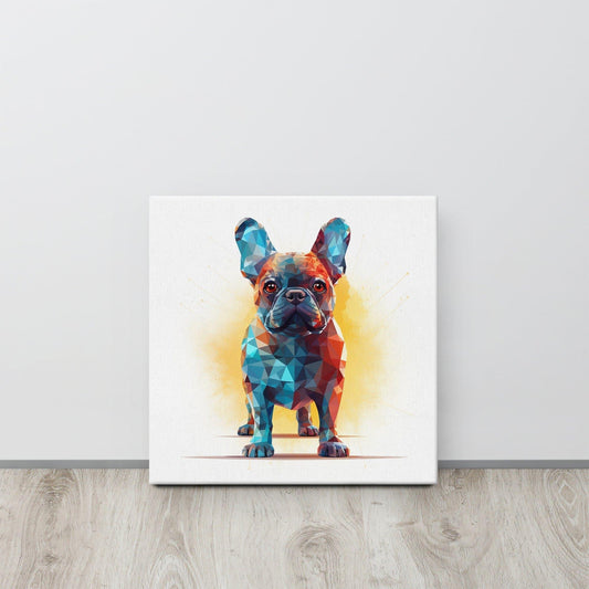 Abstract French Bulldog Canvas - Frenchie Emporium