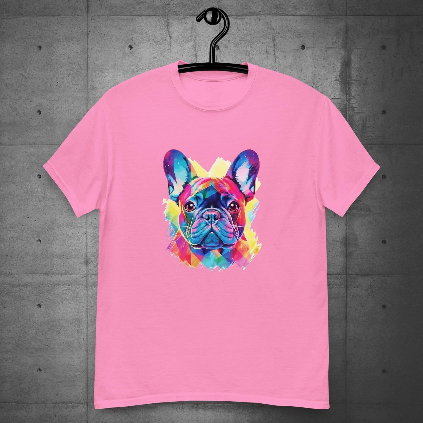 Vibrant Frenchie Abstract - Unisex T-Shirt - Frenchie Emporium