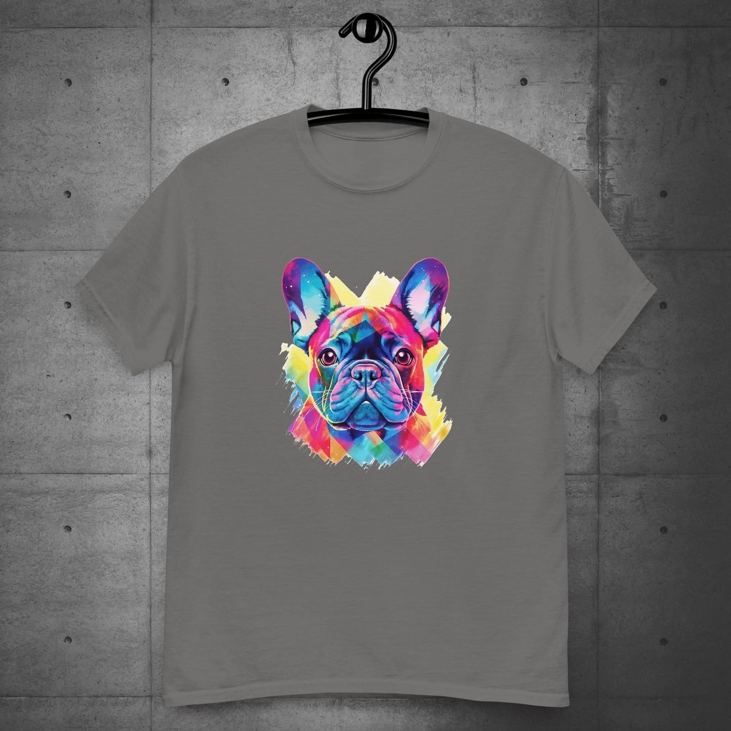 Vibrant Frenchie Abstract - Unisex T-Shirt - Frenchie Emporium