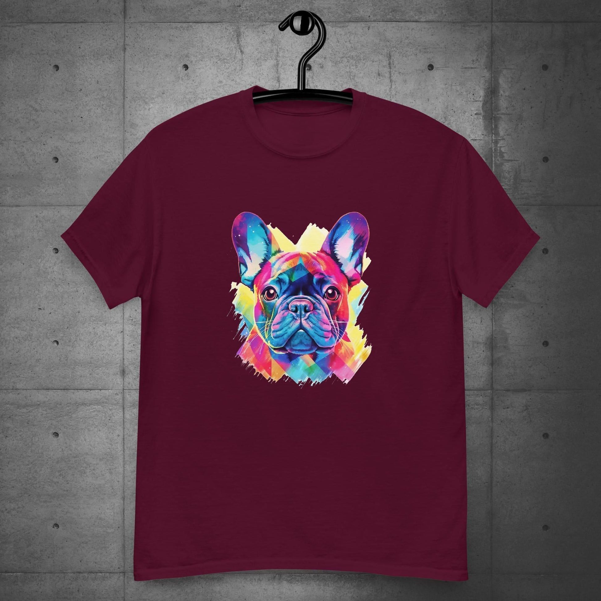 Vibrant Frenchie Abstract - Unisex T-Shirt - Frenchie Emporium