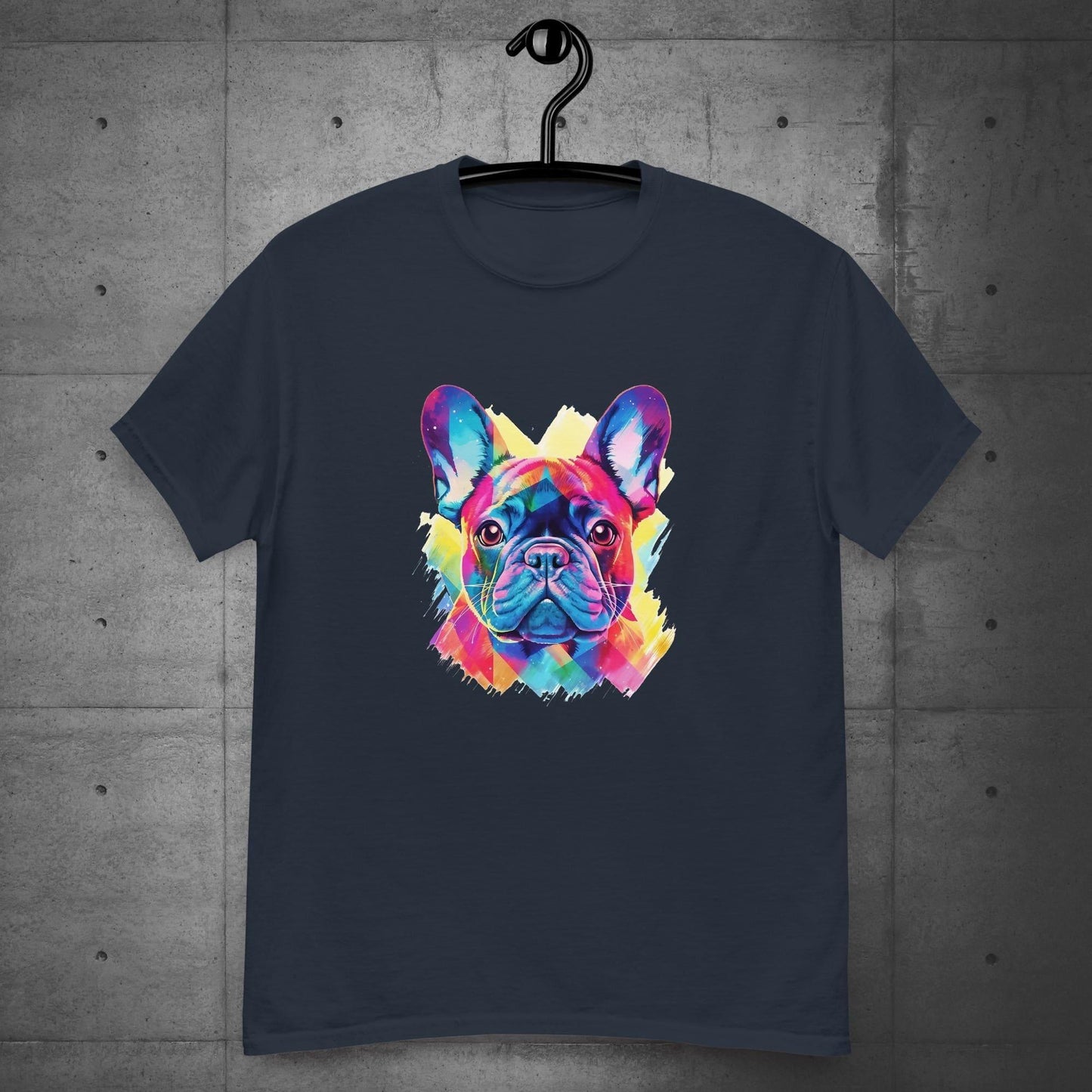 Vibrant Frenchie Abstract - Unisex T-Shirt - Frenchie Emporium
