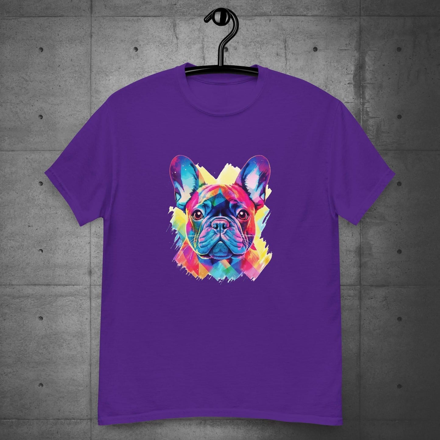 Vibrant Frenchie Abstract - Unisex T-Shirt - Frenchie Emporium