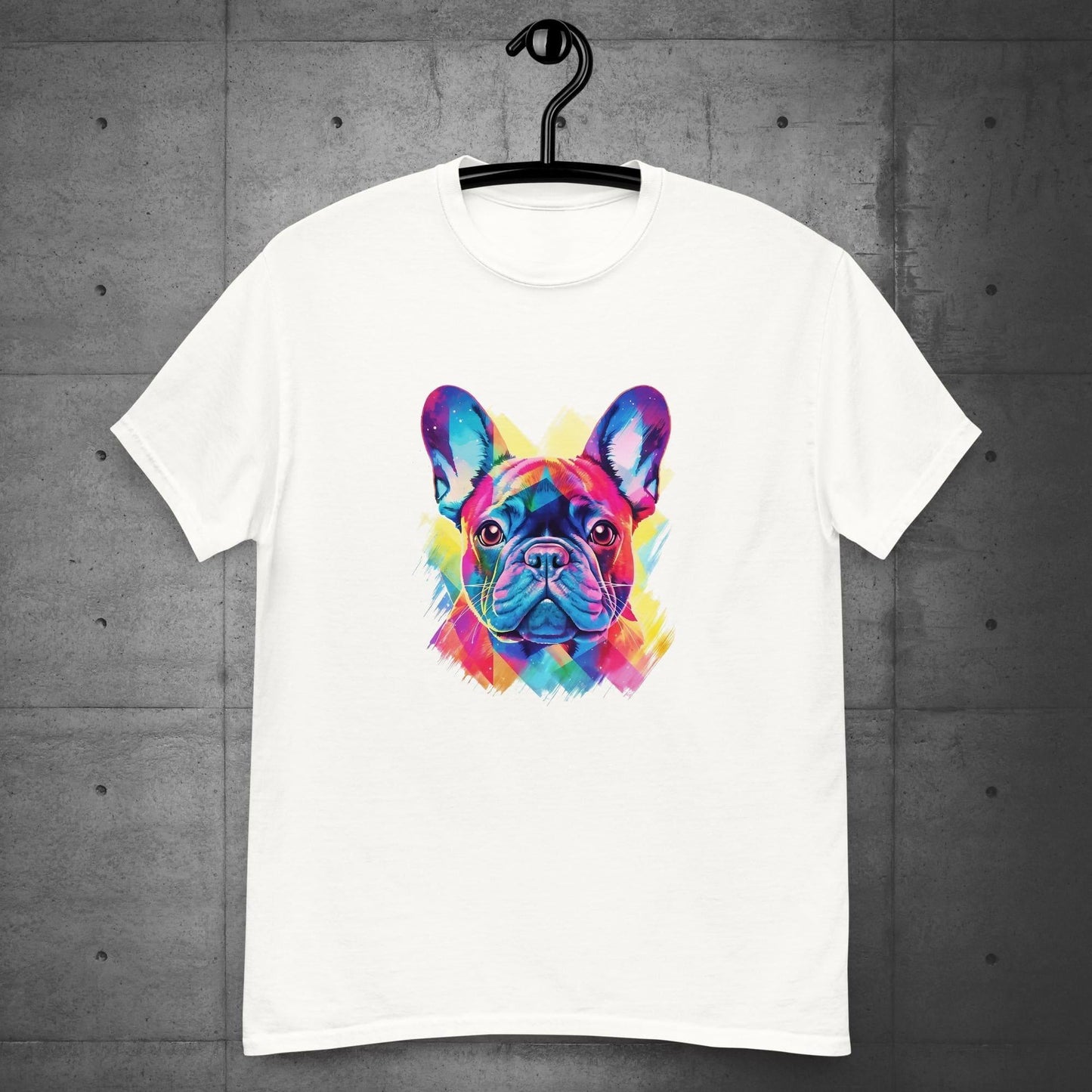 Vibrant Frenchie Abstract - Unisex T-Shirt - Frenchie Emporium