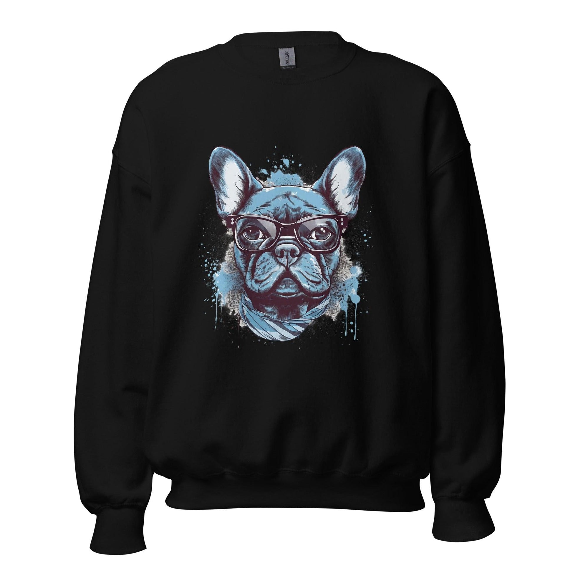Hipster Frenchie - Unisex Sweatshirt - Frenchie Emporium