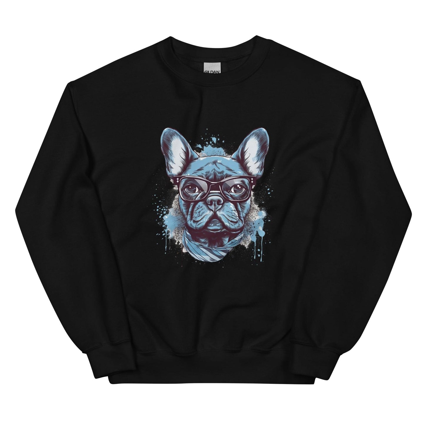 Hipster Frenchie - Unisex Sweatshirt - Frenchie Emporium