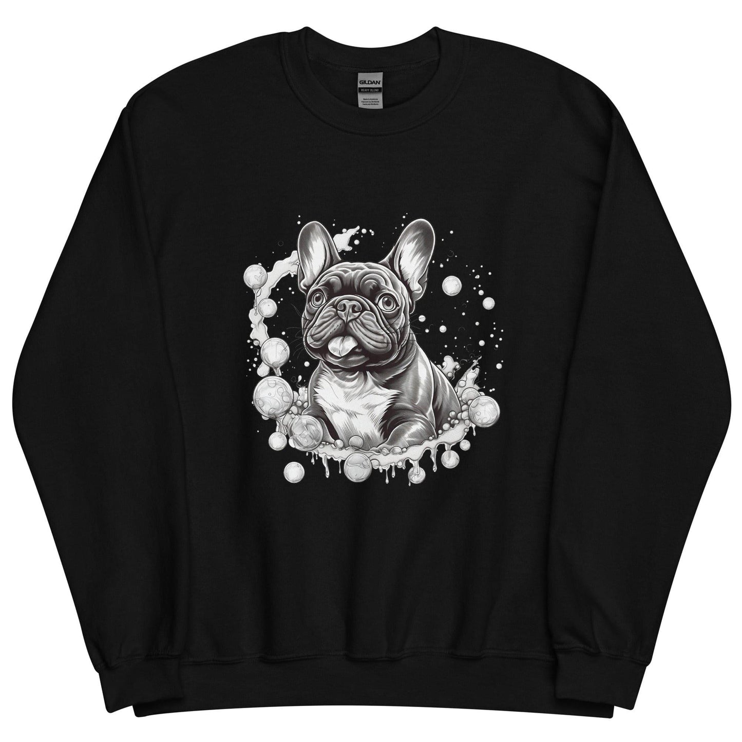 "Bubbles French Bulldog" - Unisex Sweater - Frenchie Emporium