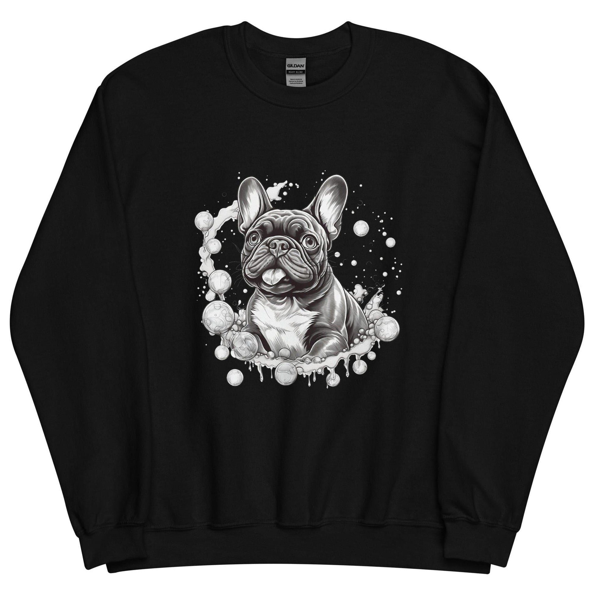 "Bubbles French Bulldog" - Unisex Sweater - Frenchie Emporium