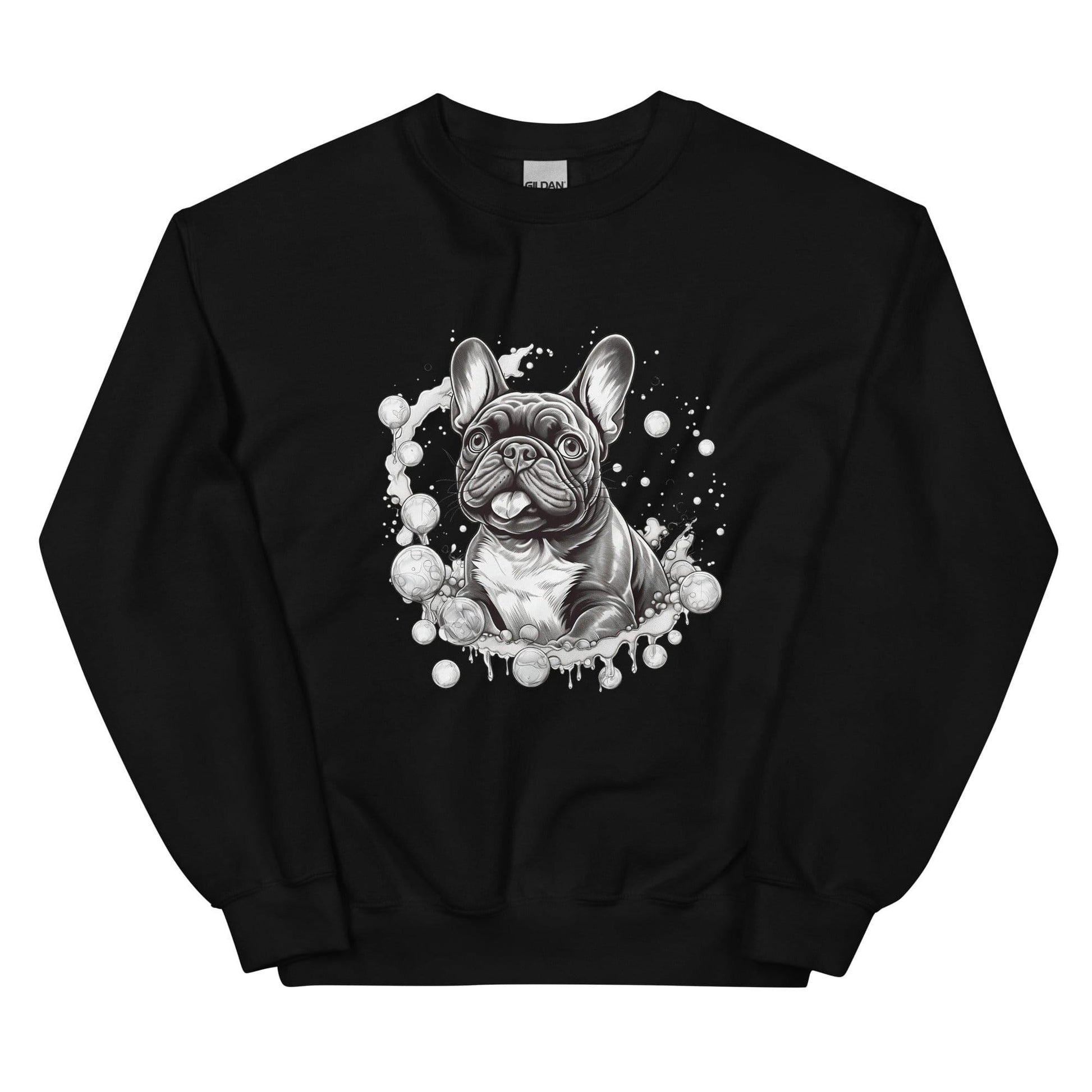 "Bubbles French Bulldog" - Unisex Sweater - Frenchie Emporium