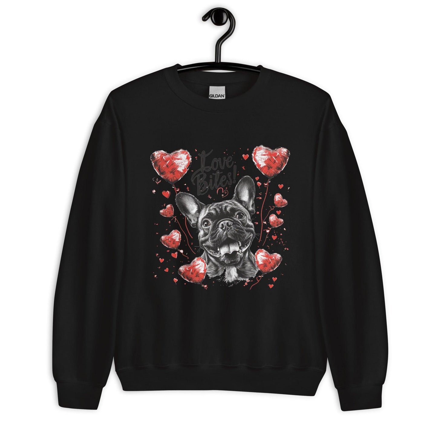 "Love Bites!" - Unisex Sweatshirt - Frenchie Emporium