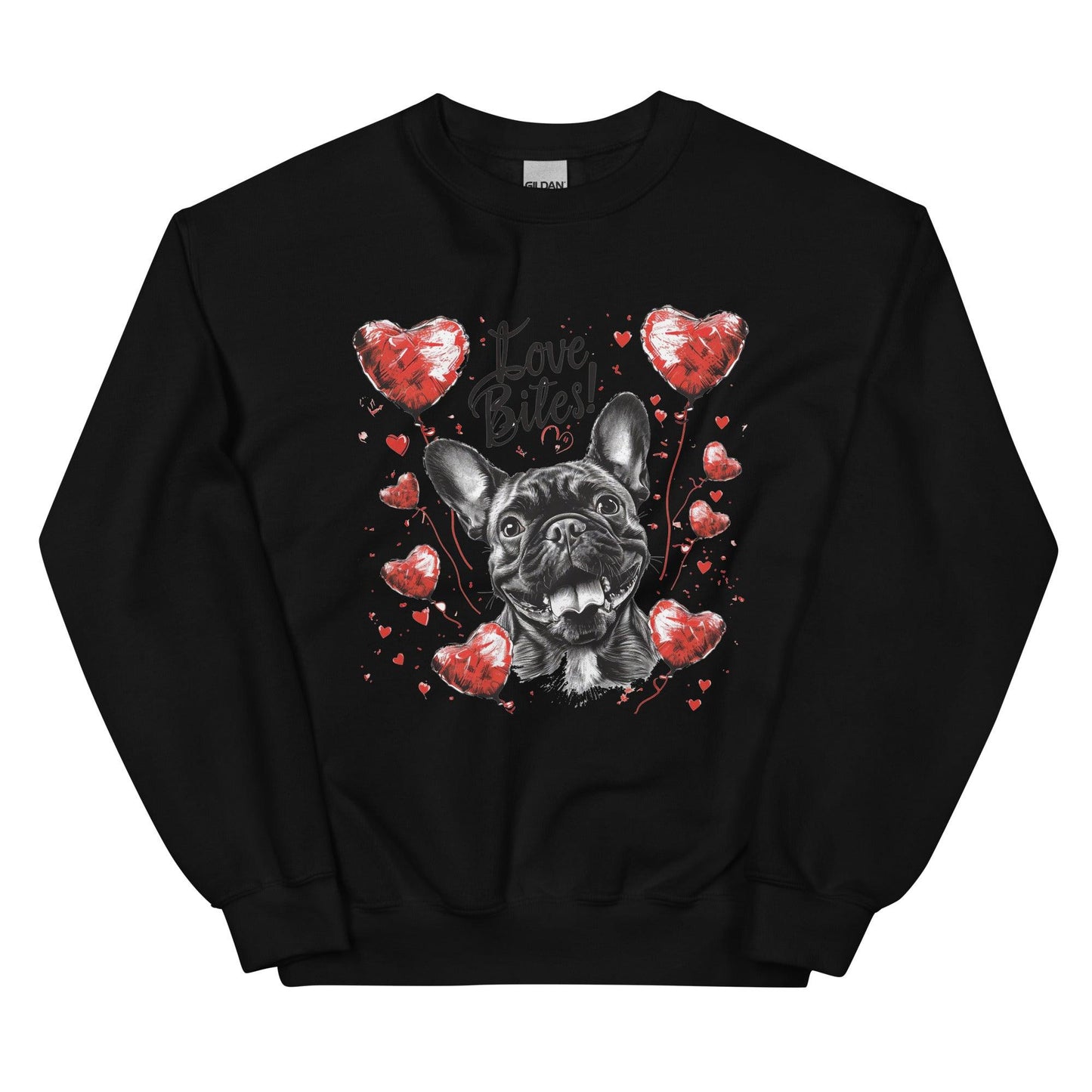 "Love Bites!" - Unisex Sweatshirt - Frenchie Emporium