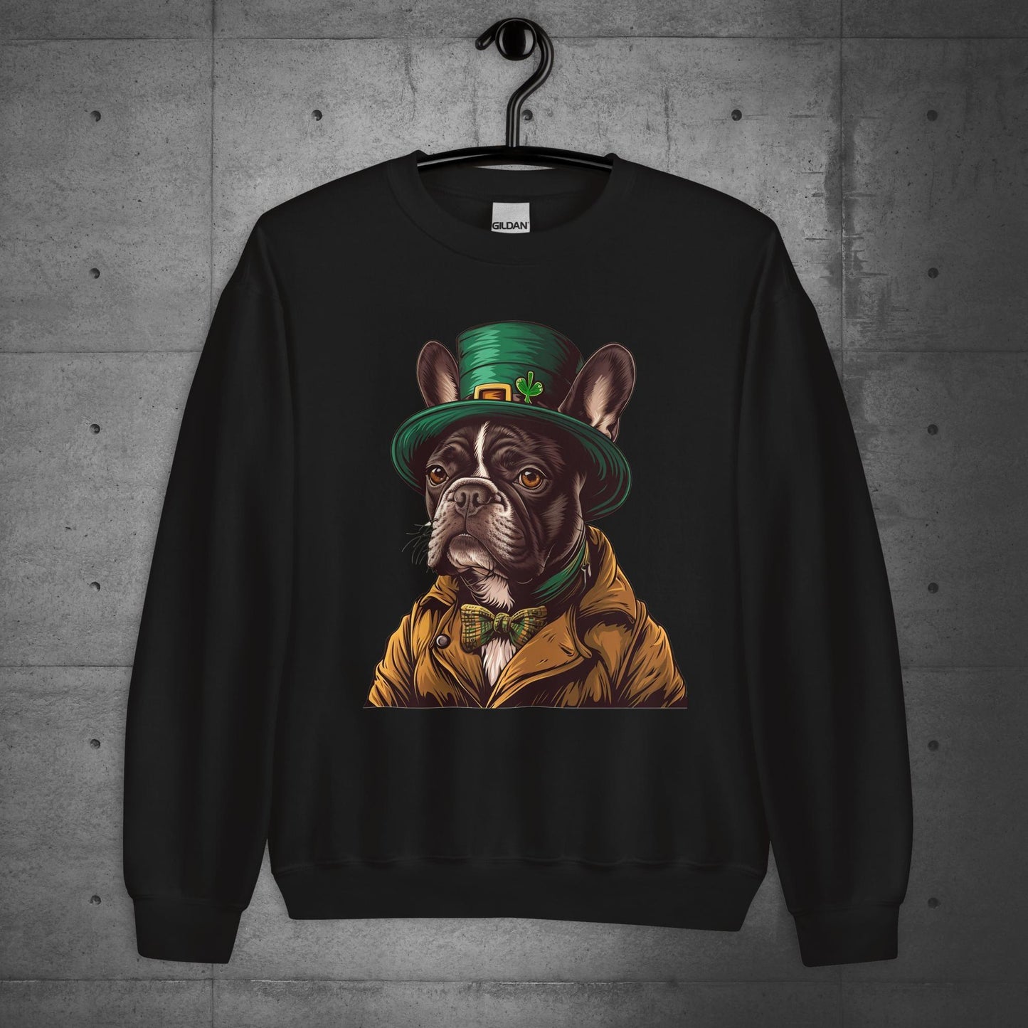 Elegant Frenchie Leprechaun Unisex Sweatshirt - Frenchie Emporium