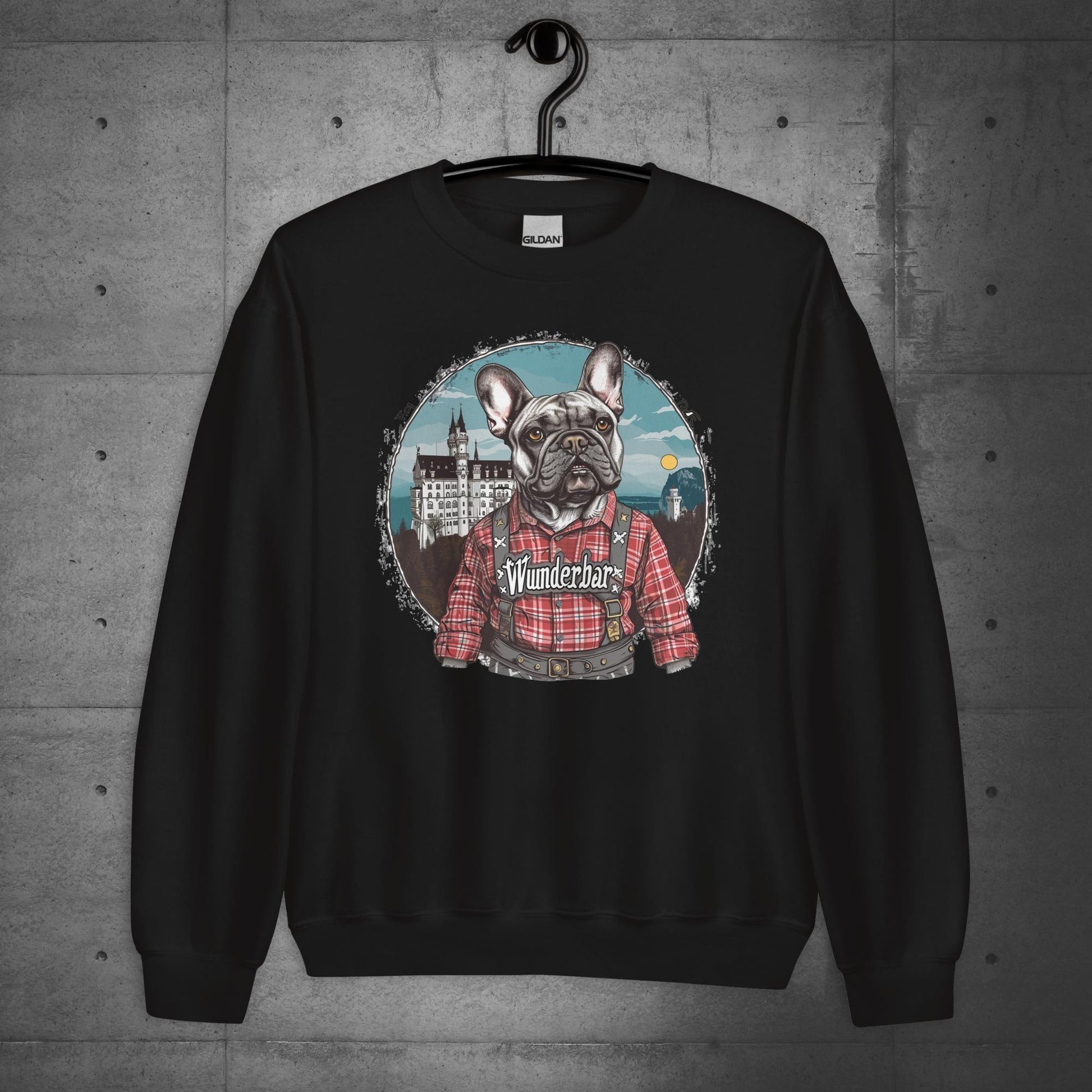 Wunderbar Frenchie in Lederhosen Unisex Sweater - Frenchie Emporium