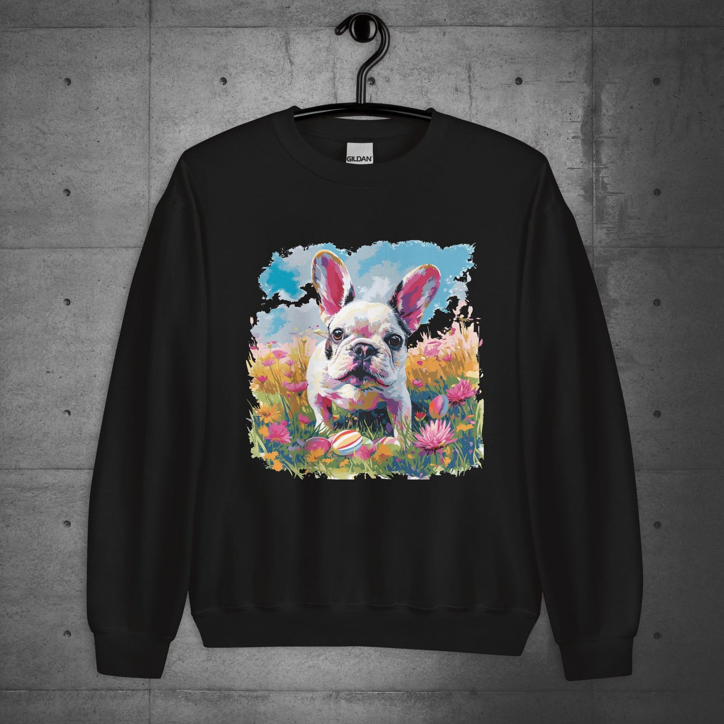 Frenchie Easter Delight Unisex Sweater