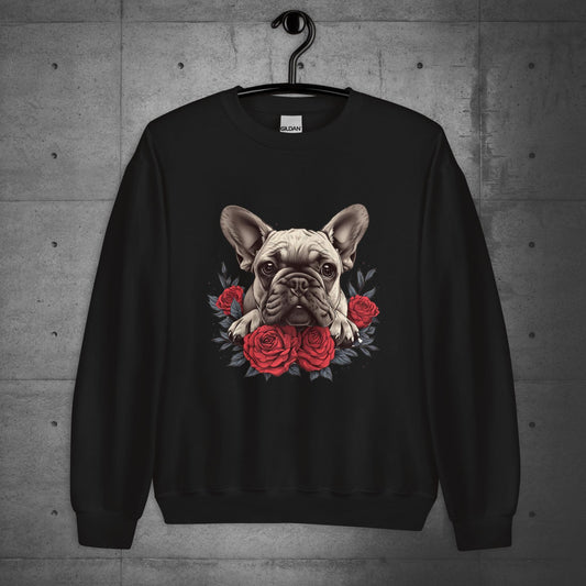 Rosy Frenchie - Unisex Sweater - Frenchie Emporium
