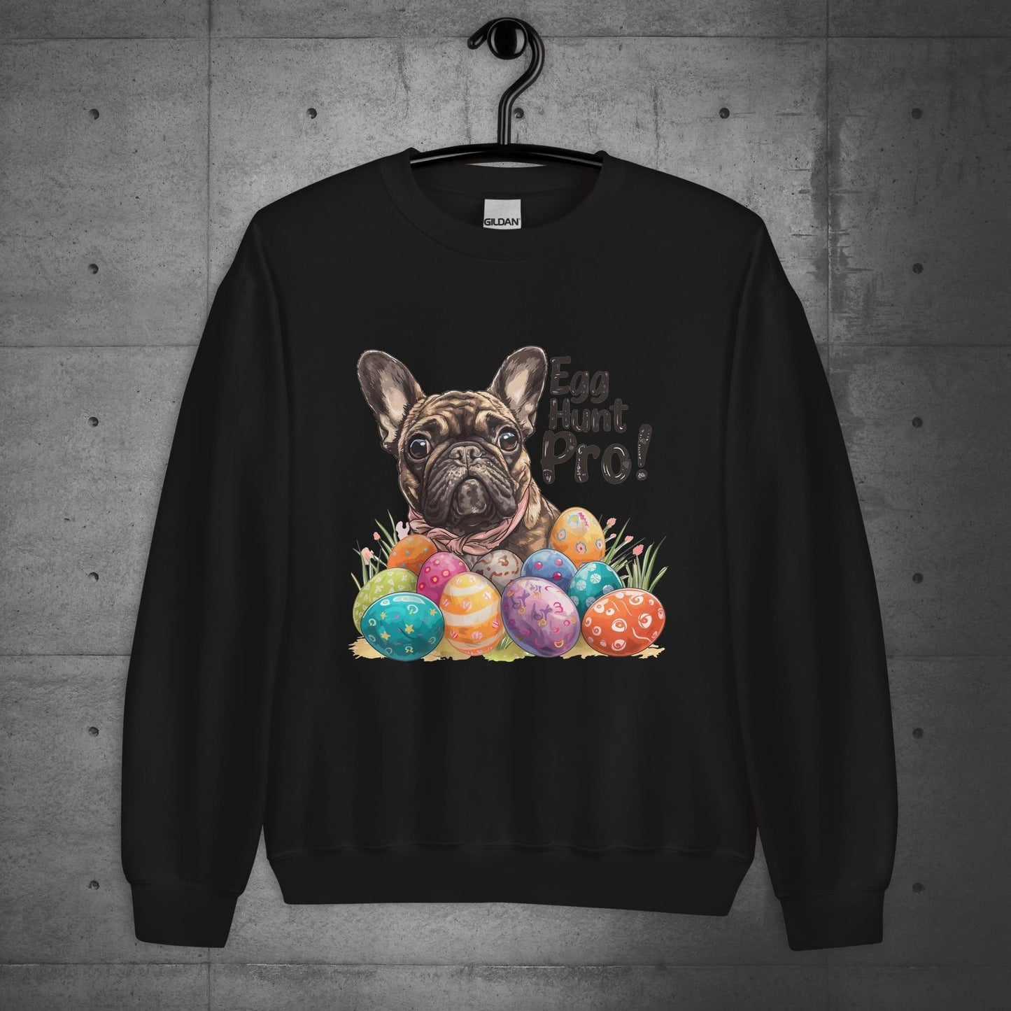 French Bulldog "Egg Hunt Pro !" - Unisex Sweatshirt - Frenchie Emporium