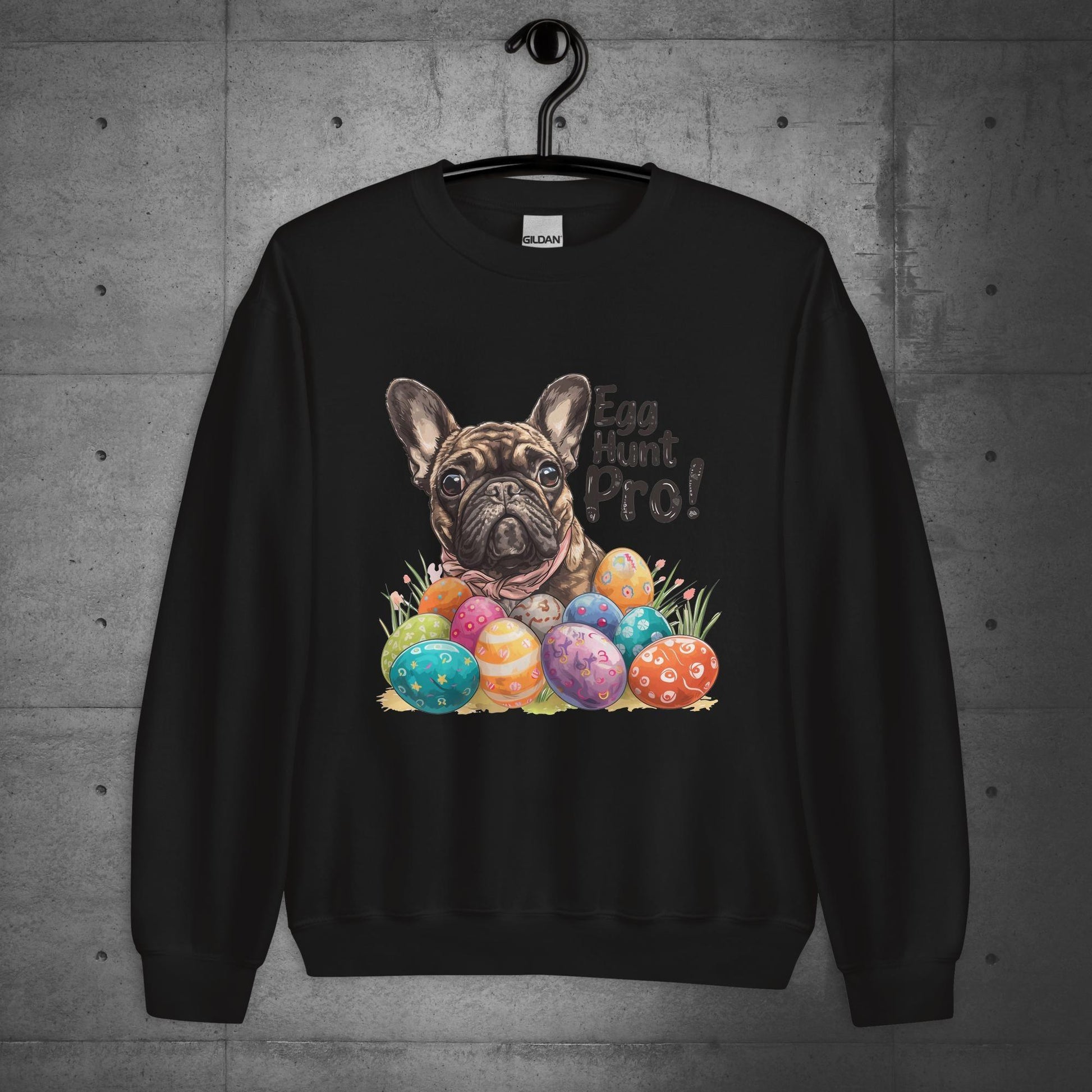 French Bulldog "Egg Hunt Pro !" - Unisex Sweatshirt - Frenchie Emporium