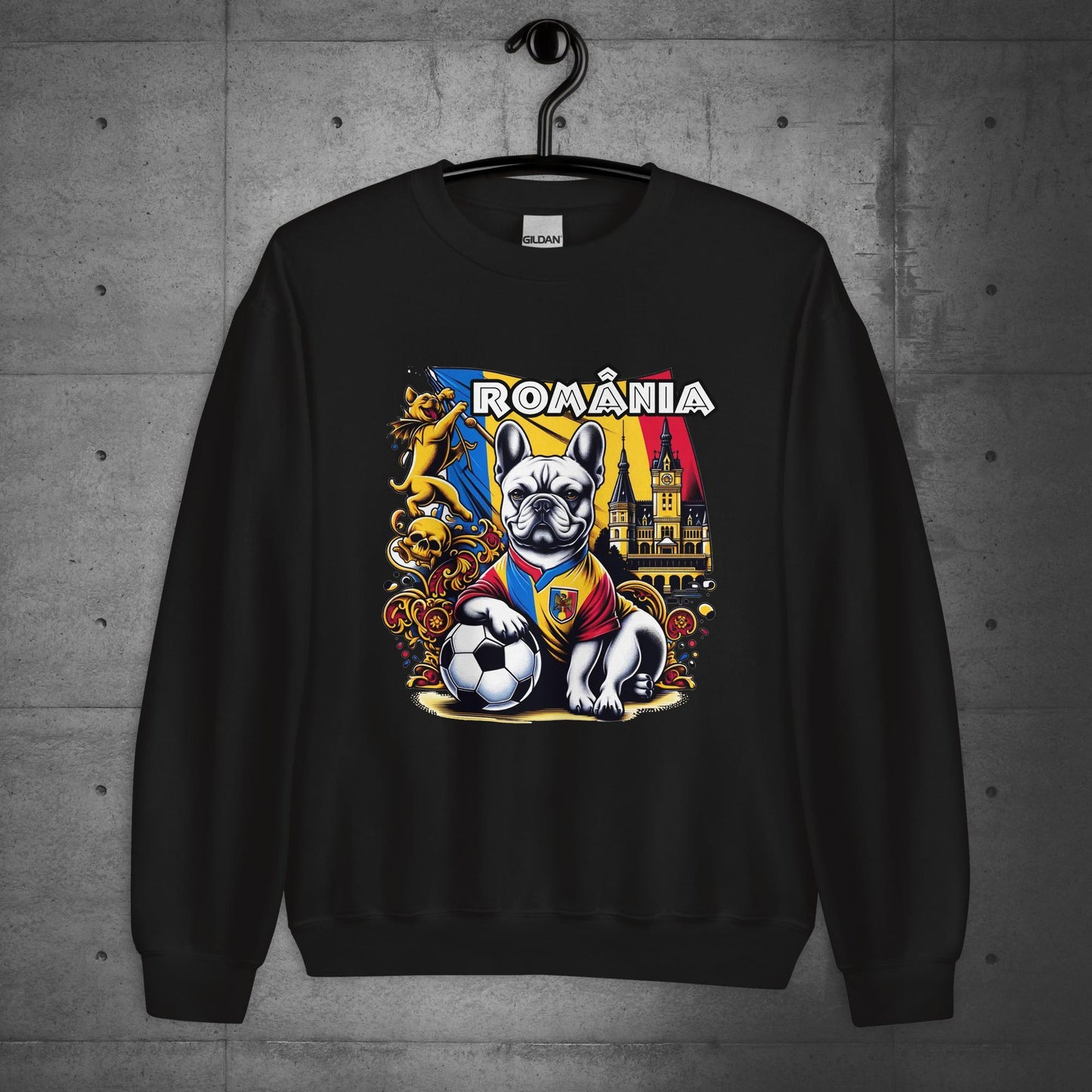 Frenchie Romanian Football Unisex Sweater - Frenchie Emporium