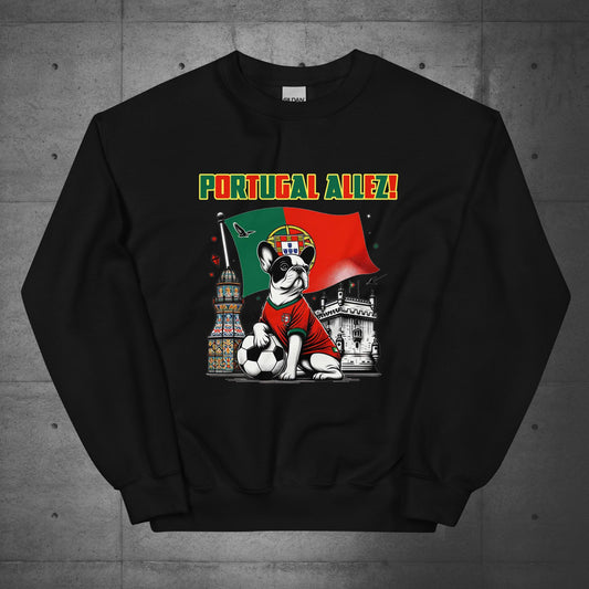 Frenchie Portugal Football Unisex Sweater