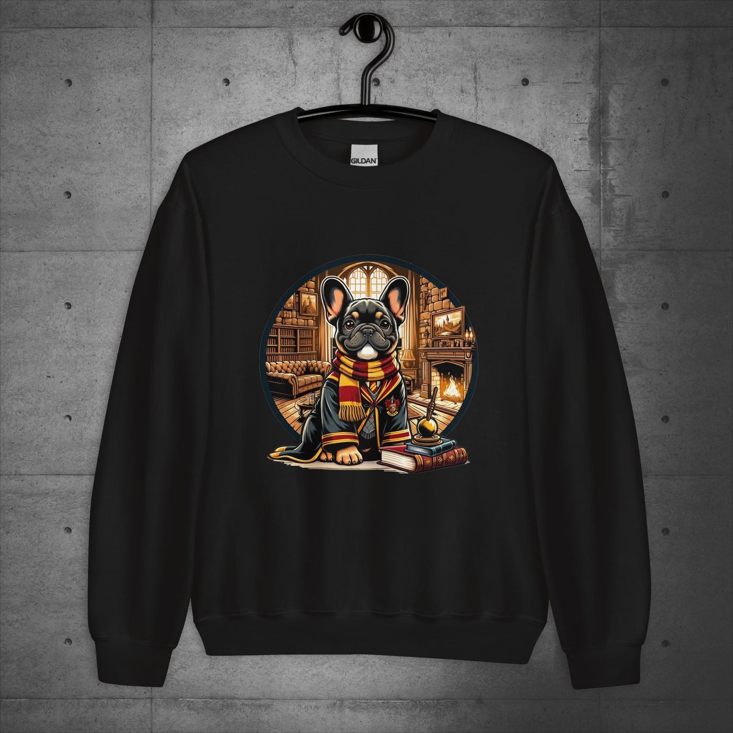 Unisex "Gryffindor Frenchie" Sweater/Sweatshirt - Frenchie Emporium