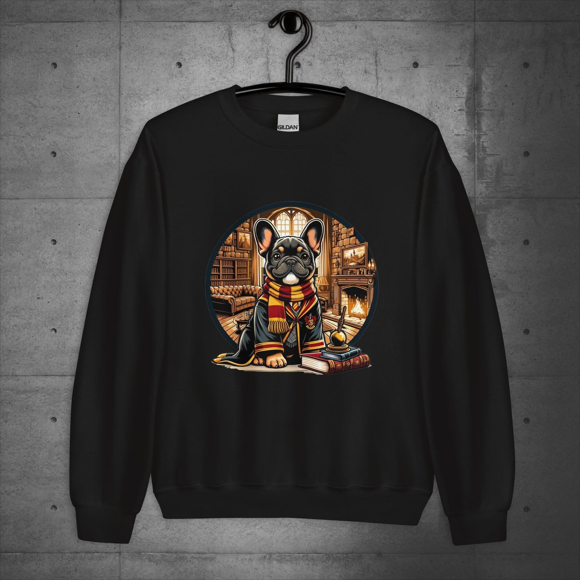Unisex "Gryffindor Frenchie" Sweater/Sweatshirt - Frenchie Emporium