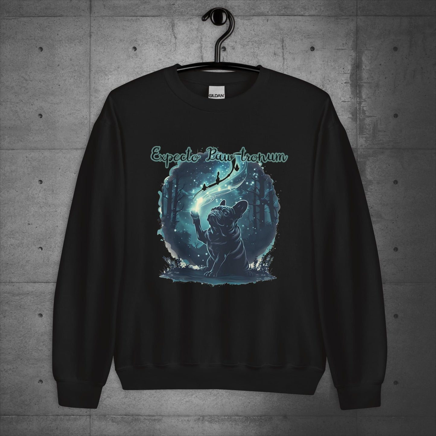 Unisex Frenchie "Expecto Paw-tronum" Sweater/Sweatshirt - Frenchie Emporium