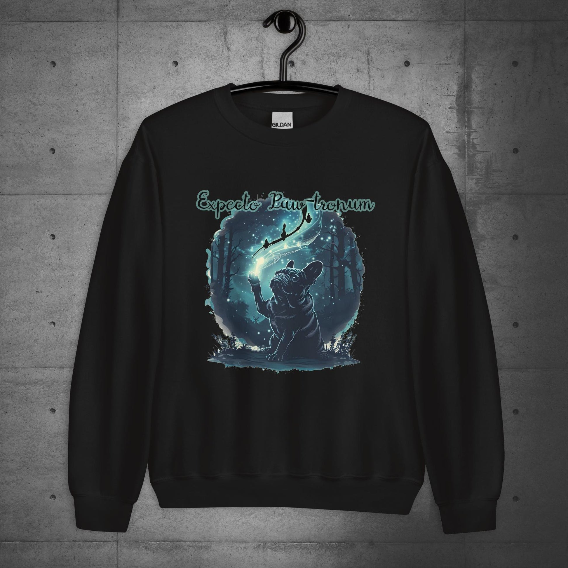 Unisex Frenchie "Expecto Paw-tronum" Sweater/Sweatshirt - Frenchie Emporium