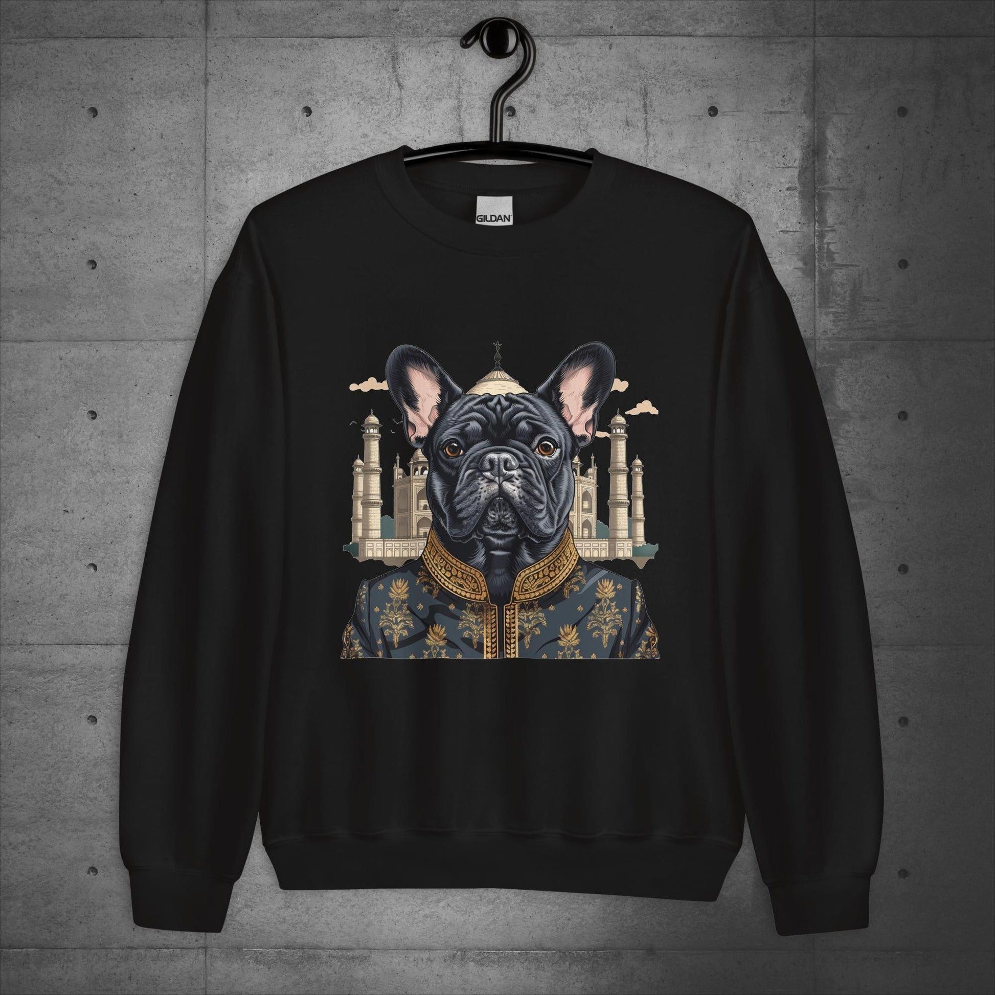 Iconic Taj Mahal Frenchie Unisex Sweater - Frenchie Emporium