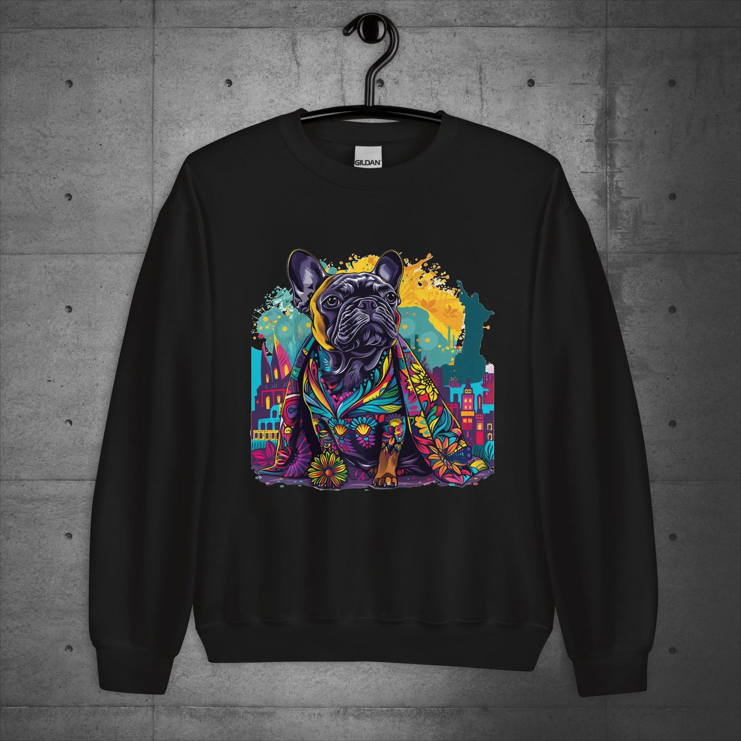 Brazilian Carnival Frenchie - Unisex Sweater/Sweatshirt