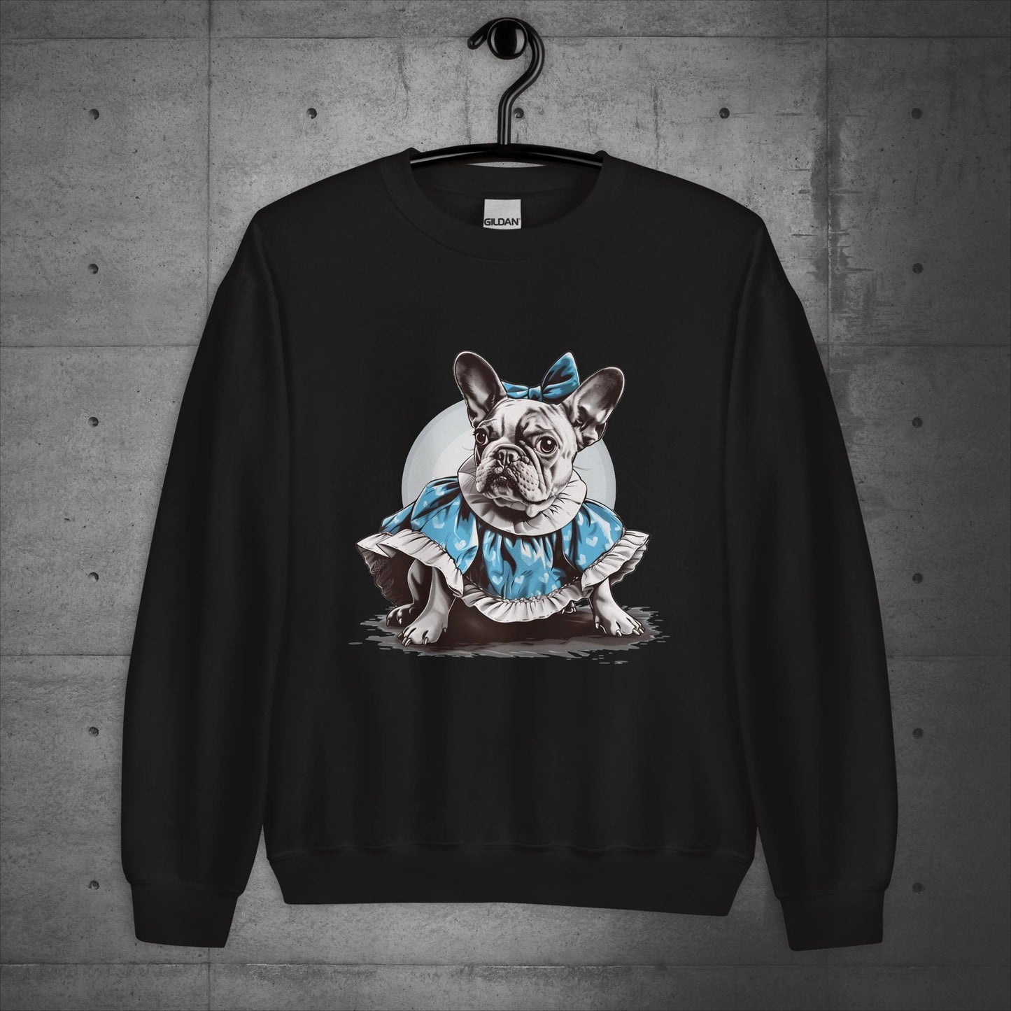 Alice in Wonderland Frenchie - Unisex Sweatshirt - Frenchie Emporium