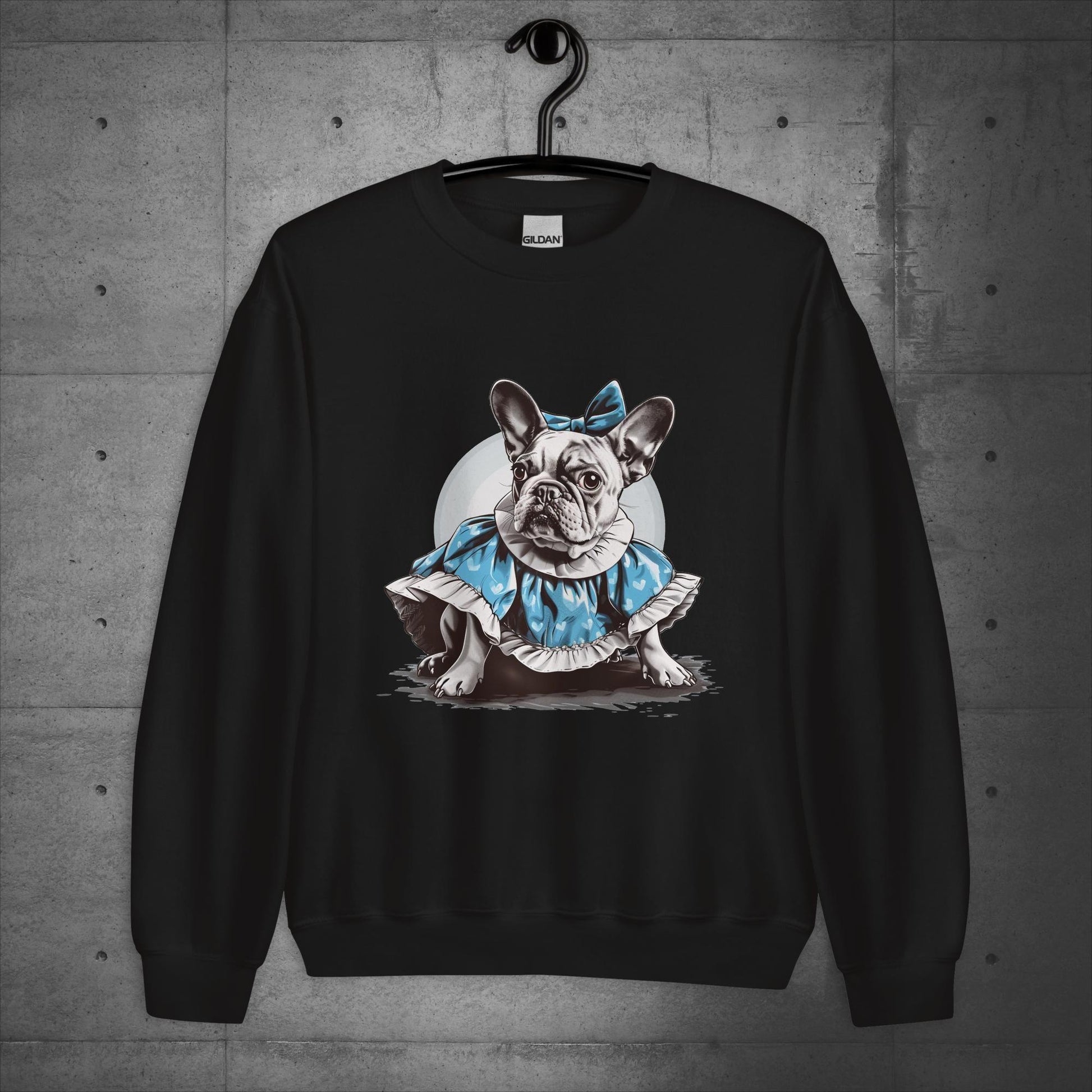 Alice in Wonderland Frenchie - Unisex Sweatshirt - Frenchie Emporium