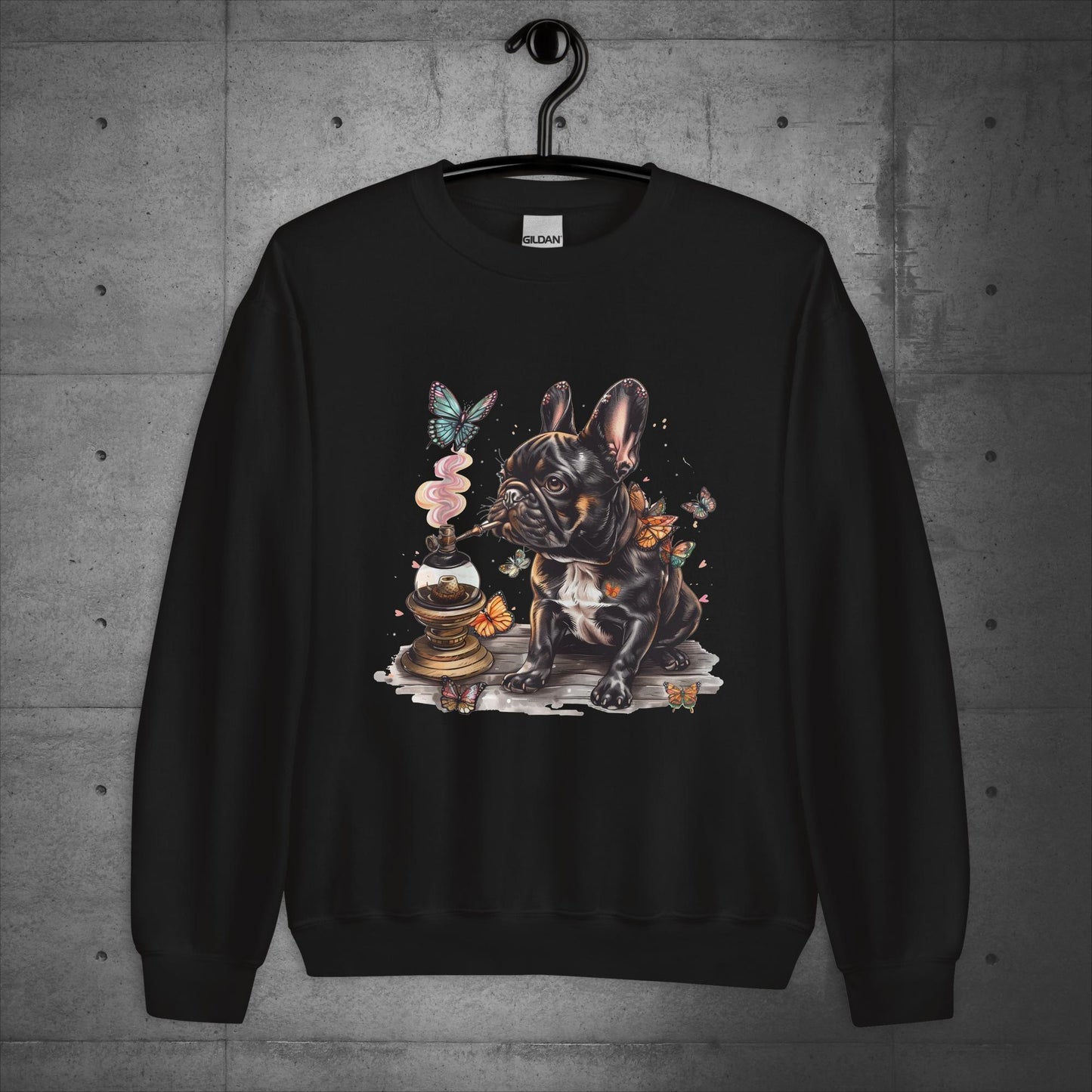 Caterpillar Frenchie - Unisex Sweater / Sweatshirt - Frenchie Emporium