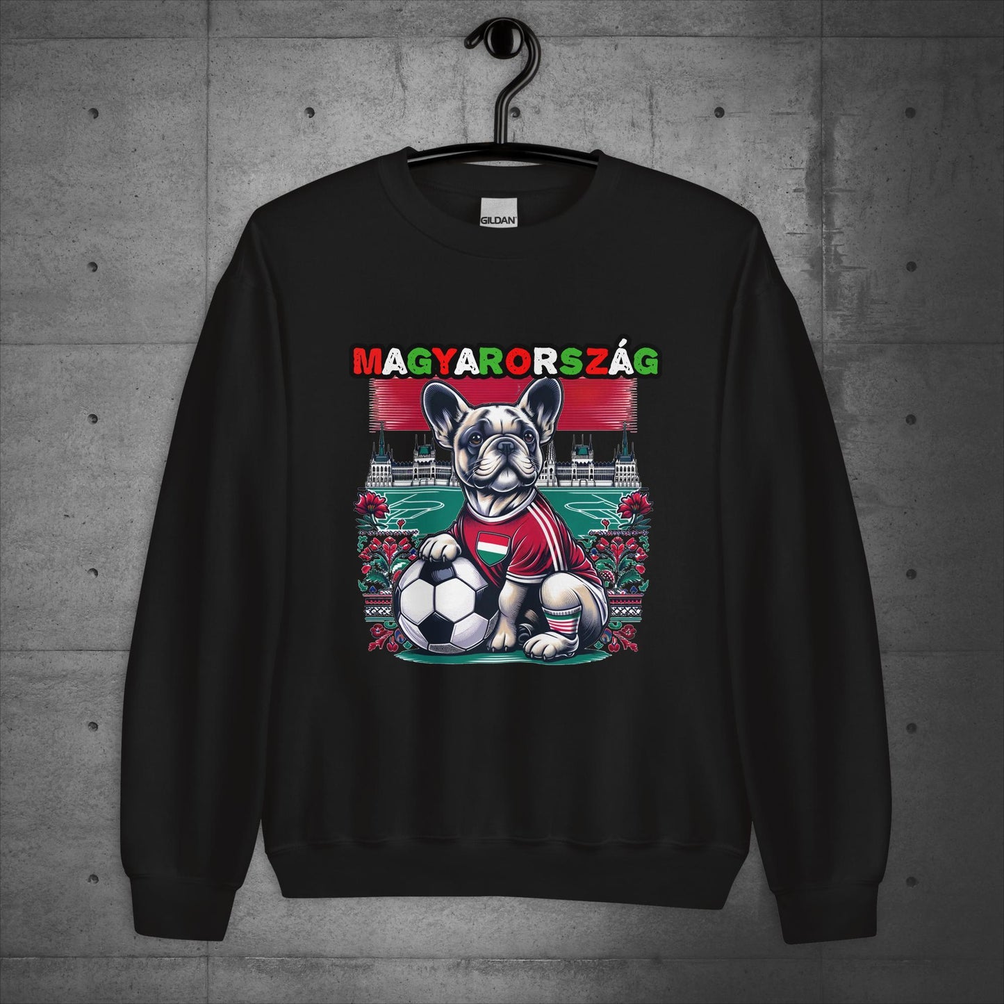 Frenchie Magyarország Football Fan - Unisex Sweater / Sweatshirt